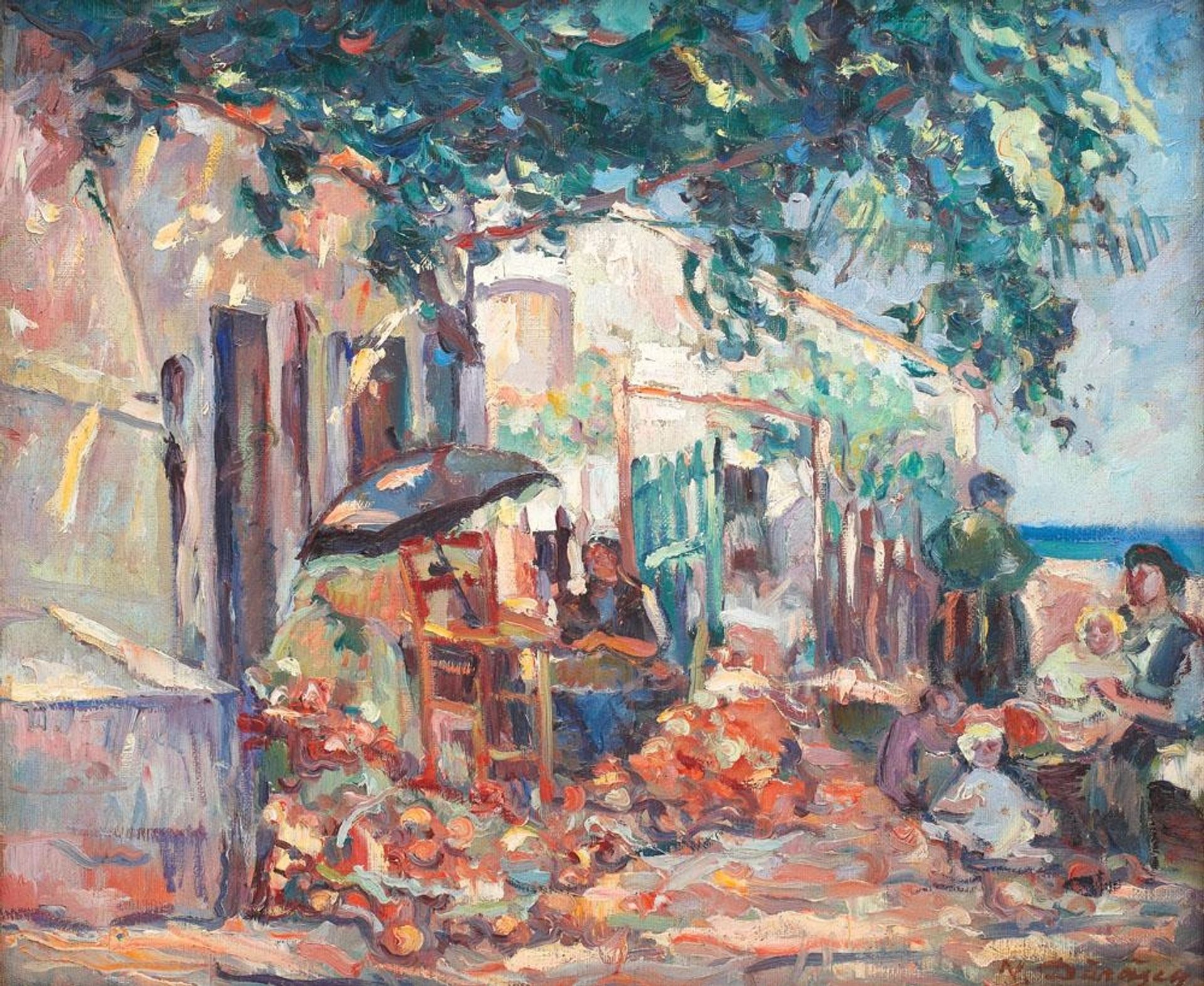Mangalia Yard by Nicolae Darascu