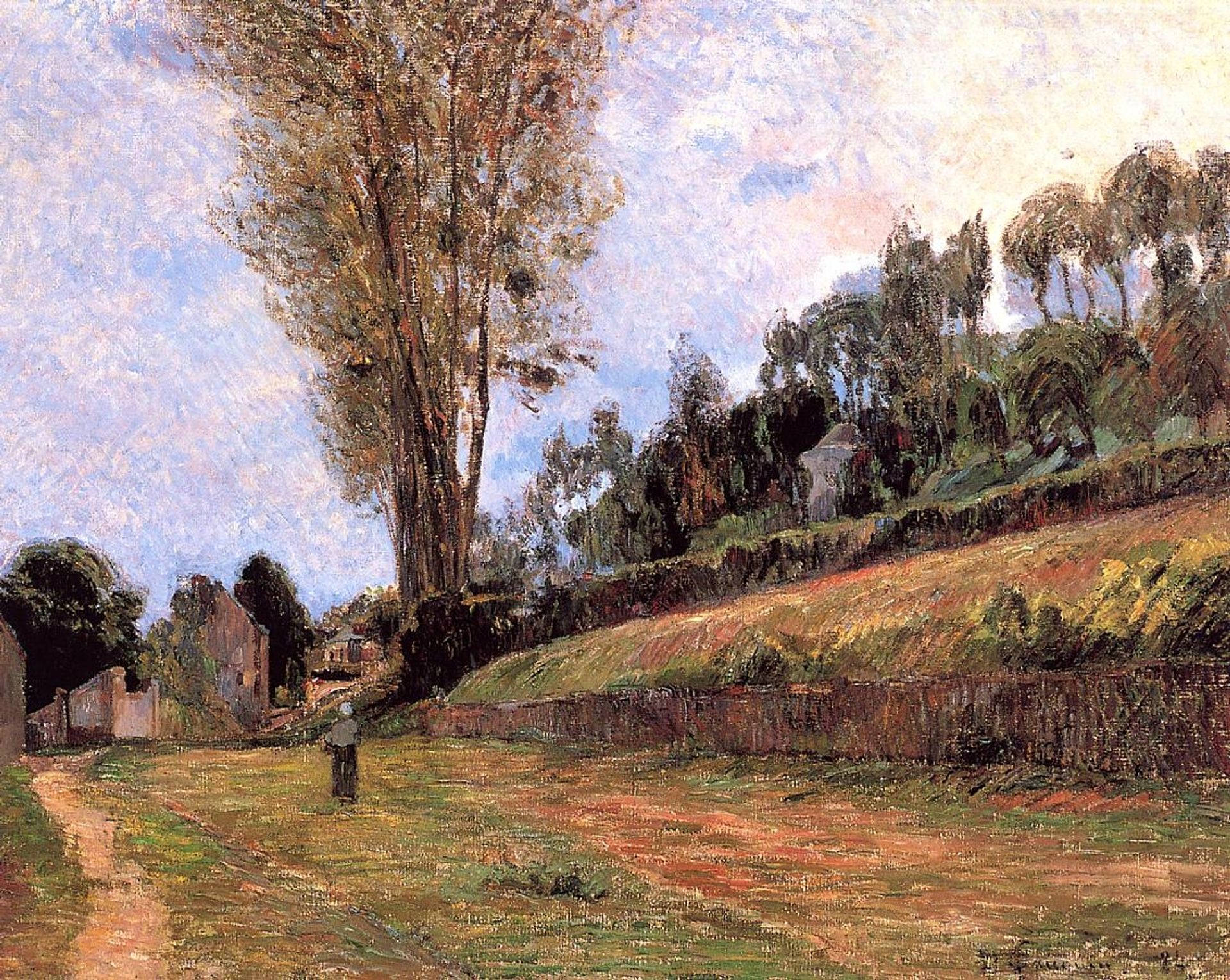 Street in Rouen by Paul Gauguin