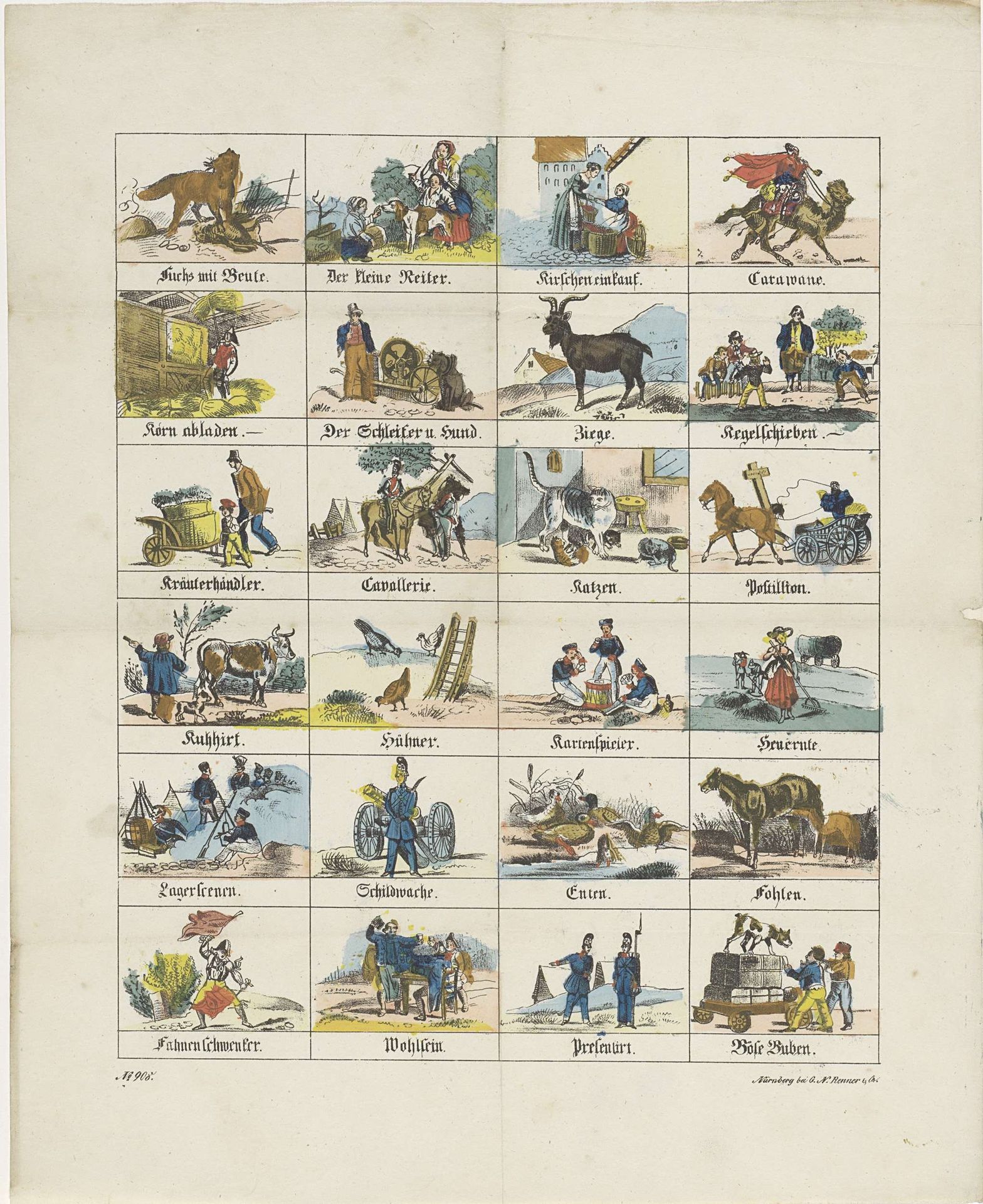 Verschillende dieren en figuren by G.N. Renner & Co.