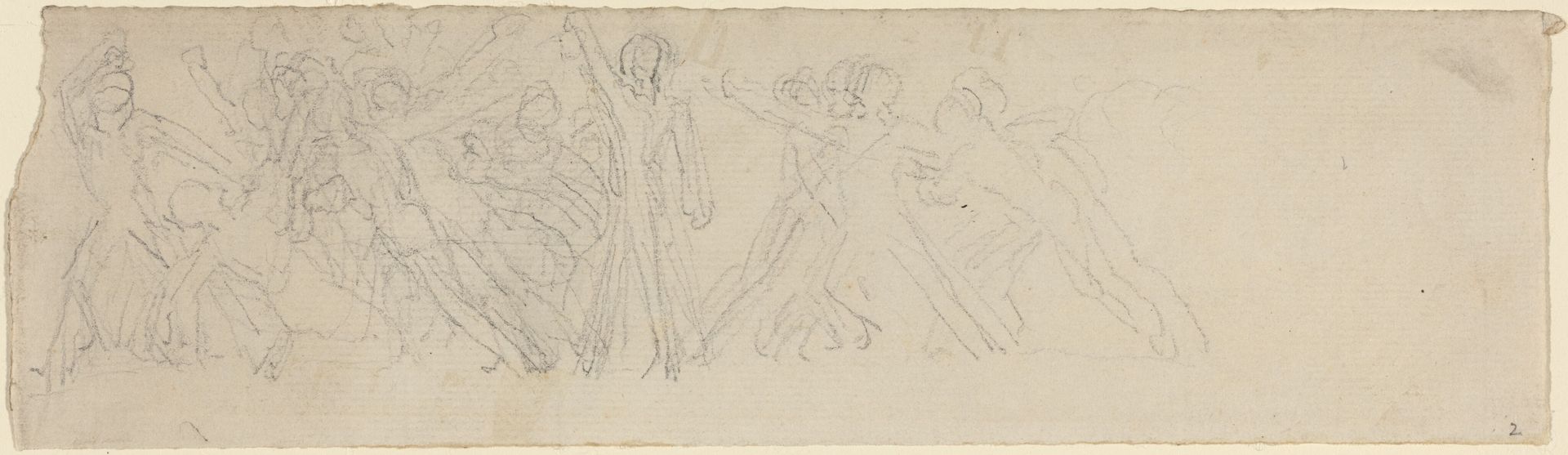 Antique Battle Scene (?) by John Flaxman