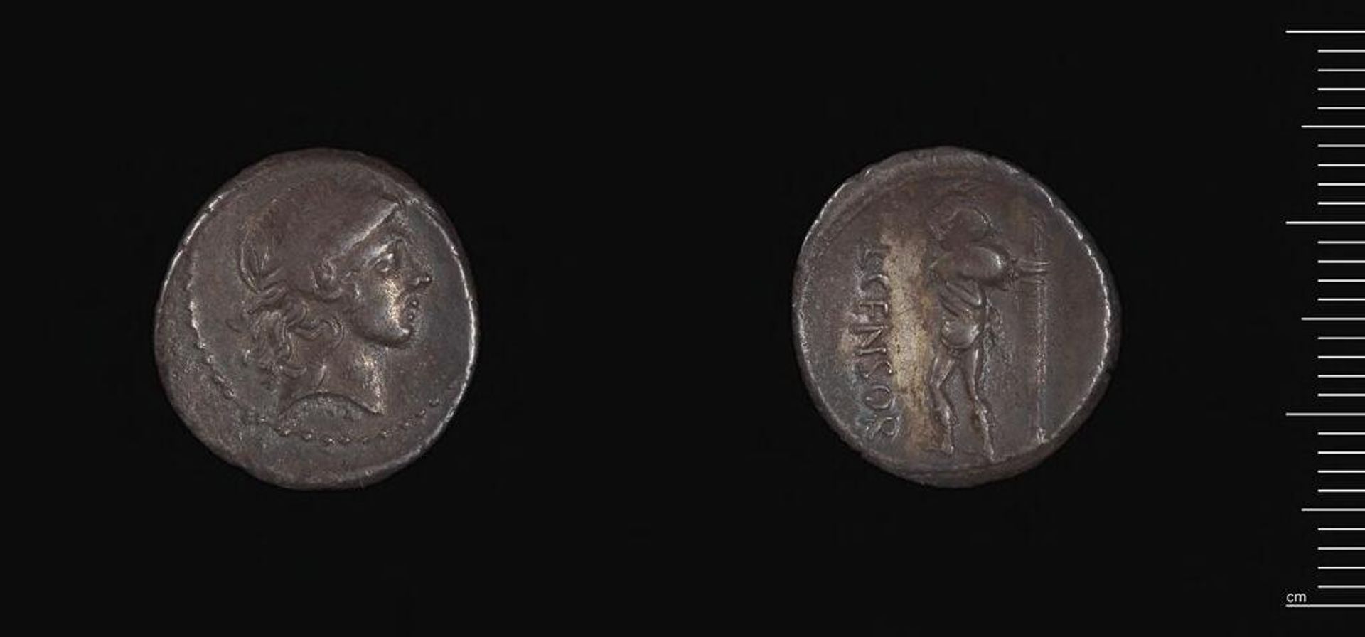 Denarius of L. Marcius Censorinus, Rome by Moneyer: L. Marcius Censorinus