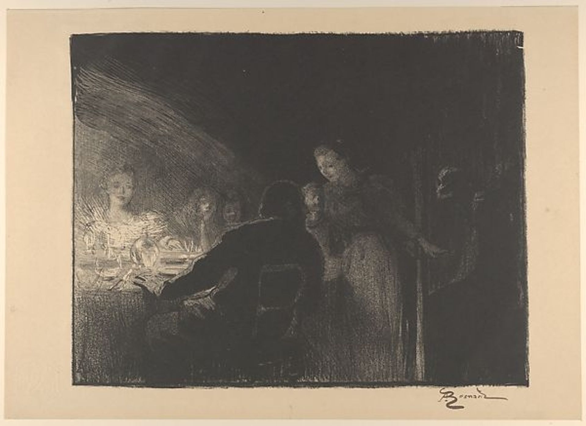 The Visitor by Paul-Albert Besnard
