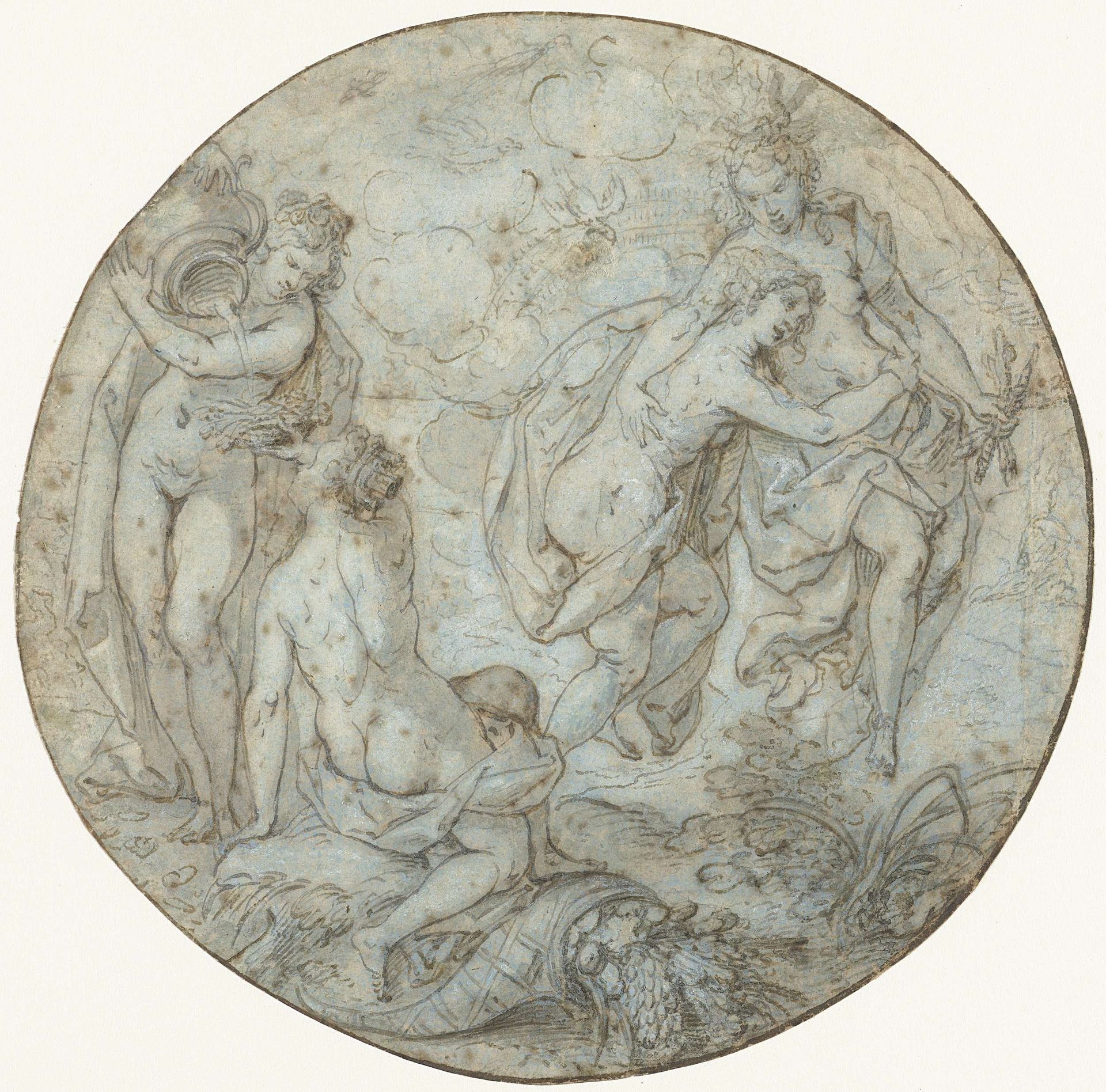 De vier elementen by Hendrik van (I) Balen