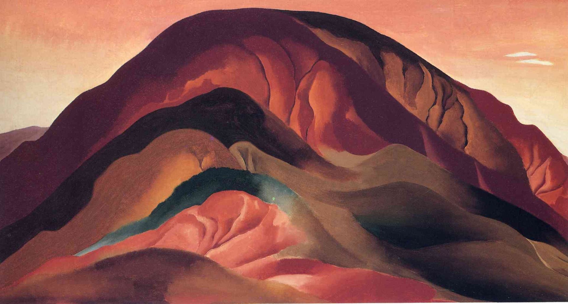 Rust Red Hills by Georgia O'Keeffe