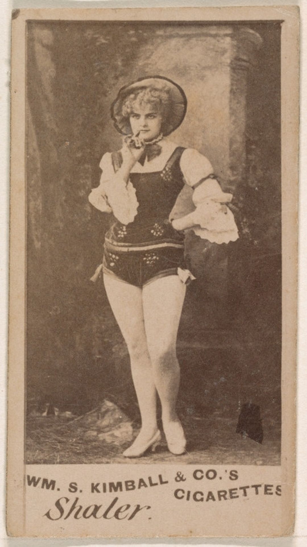 Miss Shaler, from the Actresses series (N203) issued by Wm. S. Kimball & Co. by William S. Kimball & Company
