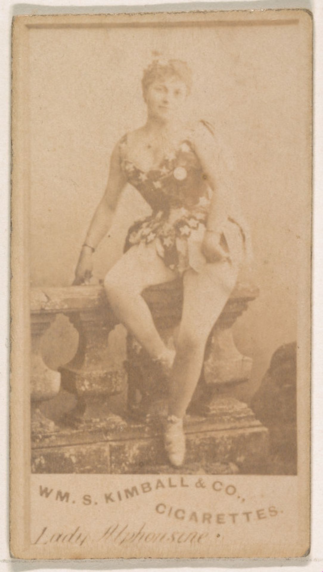 Lady Alphonsene, from the Actresses series (N203) issued by Wm. S. Kimball & Co. by William S. Kimball & Company