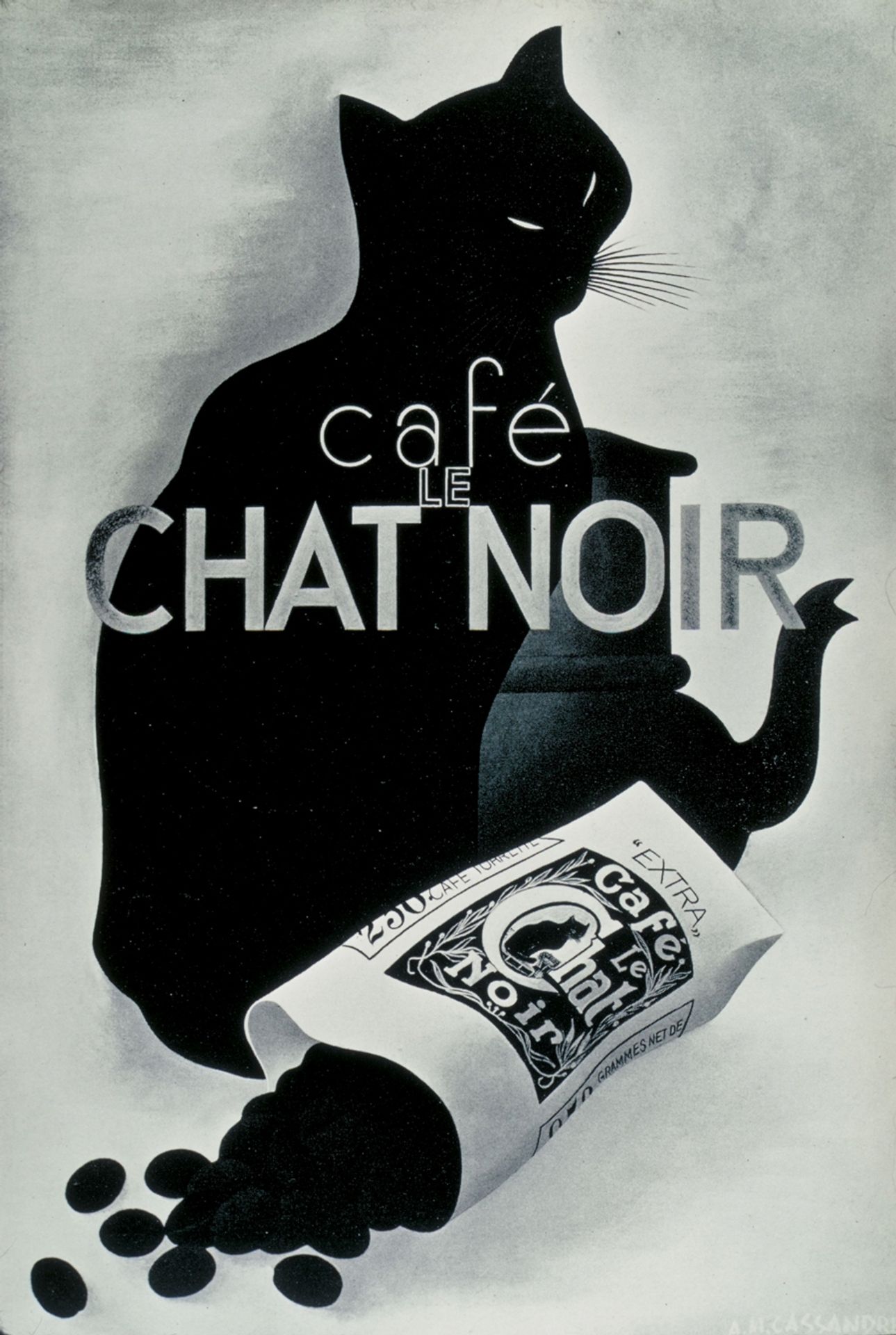 Cafe Chat Noir by Cassandre