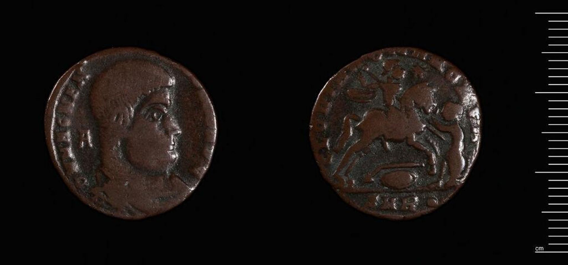 Coin (AE2) of Magnentius by Magnentius