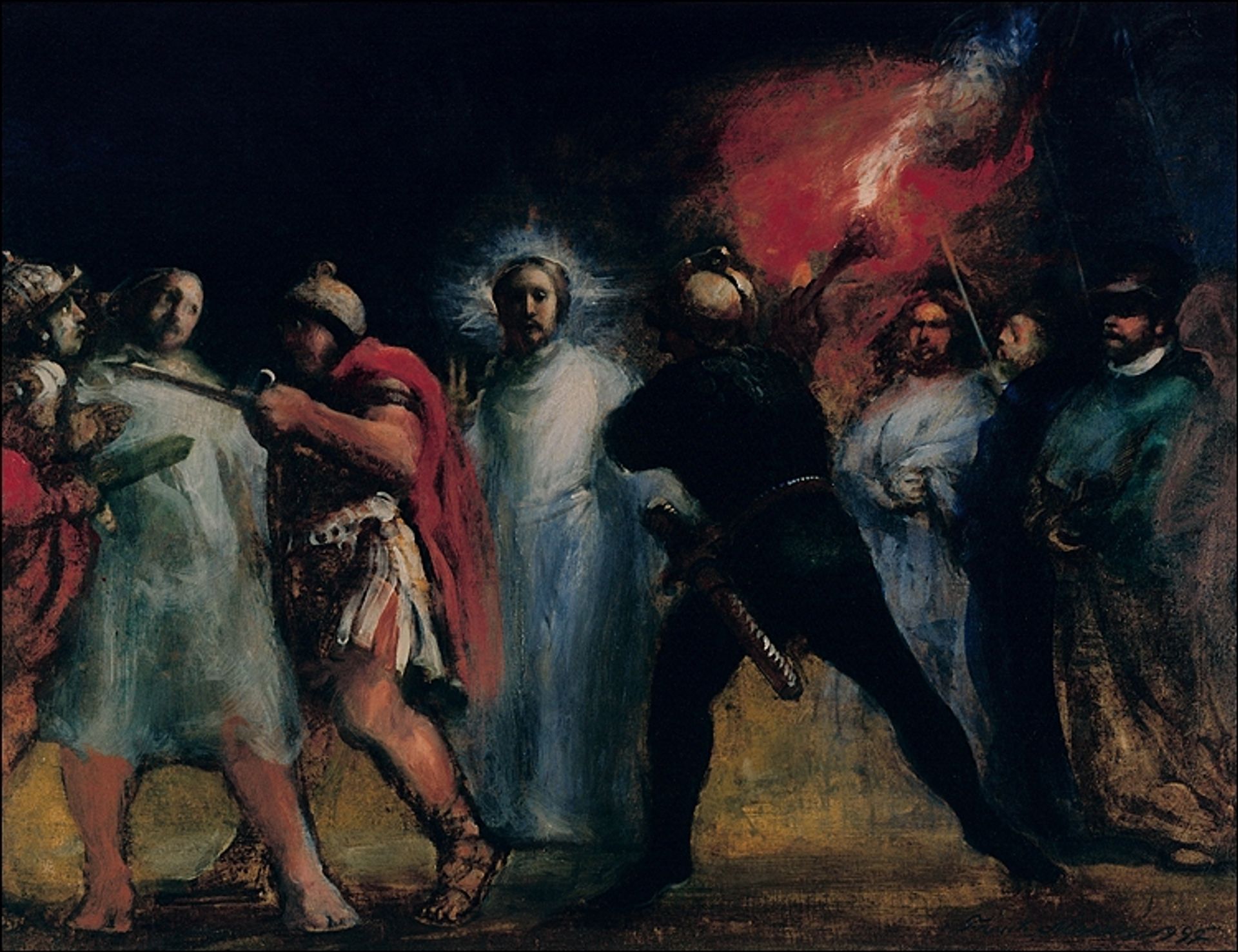 Christ in The Garden of Gethsemeue by Frank Mason