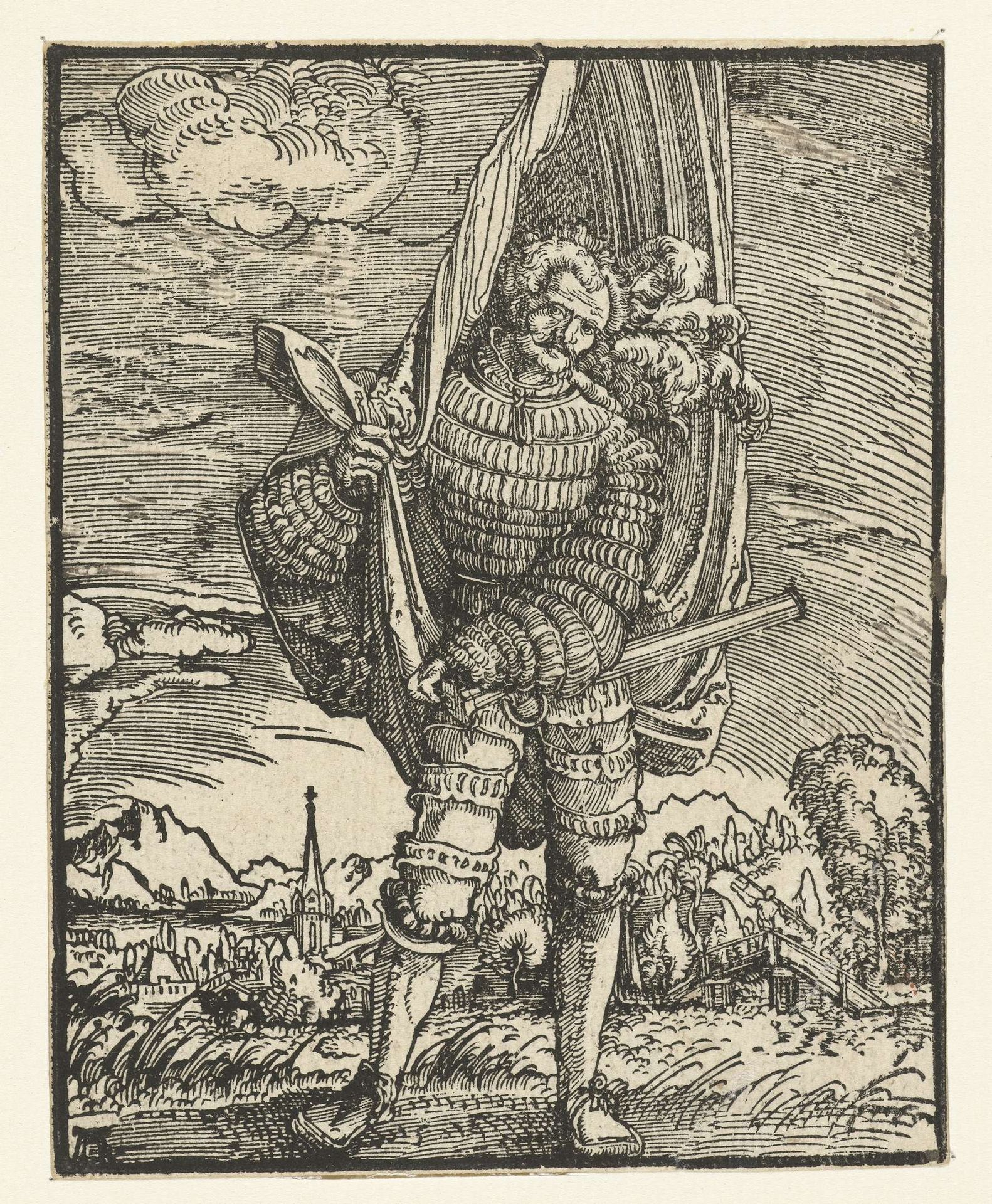 Vaandeldrager by Albrecht Altdorfer