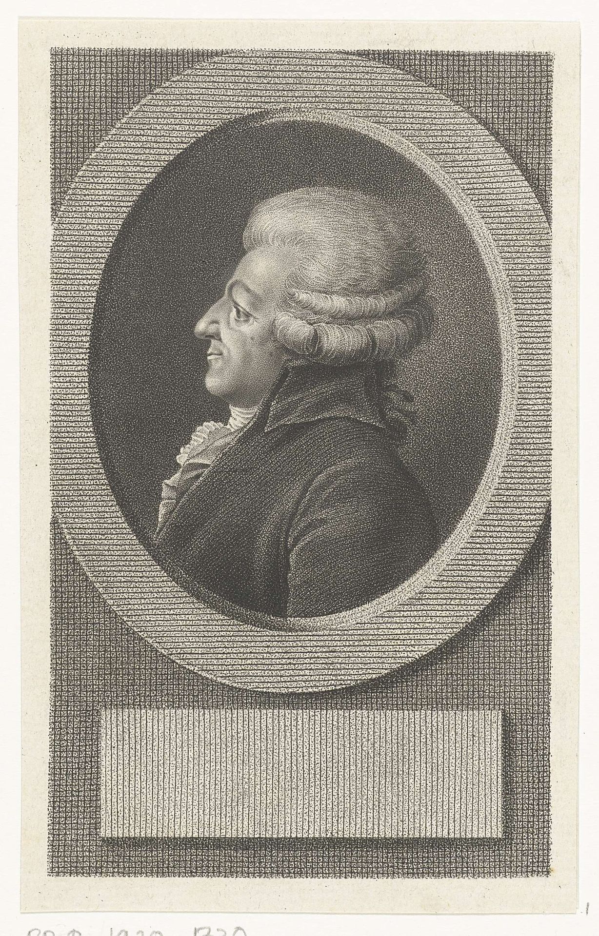 Portret van Honoré Gabriel de Riqueti graaf van Mirabeau by Lambertus Antonius Claessens