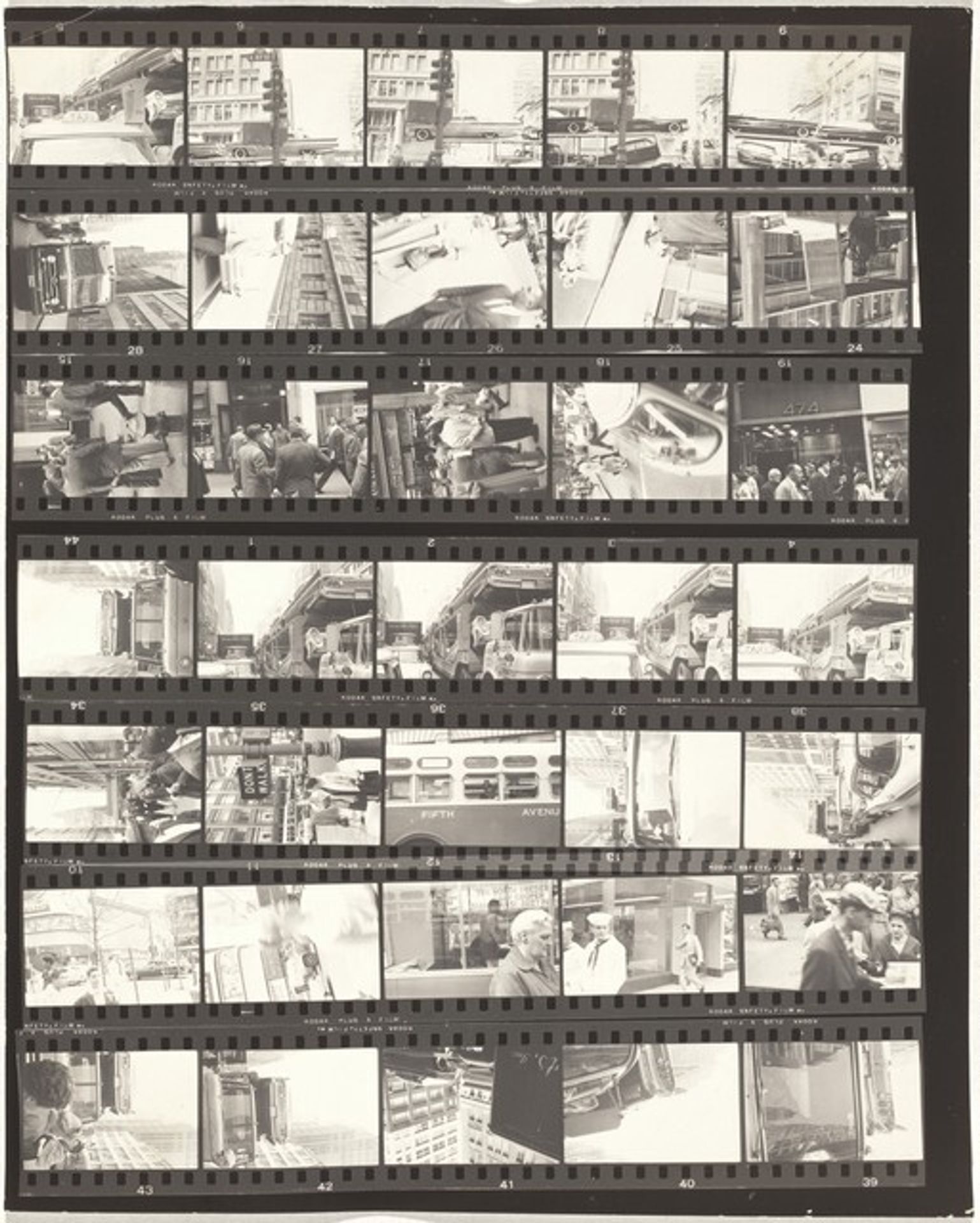 From the bus 65 by Robert Frank