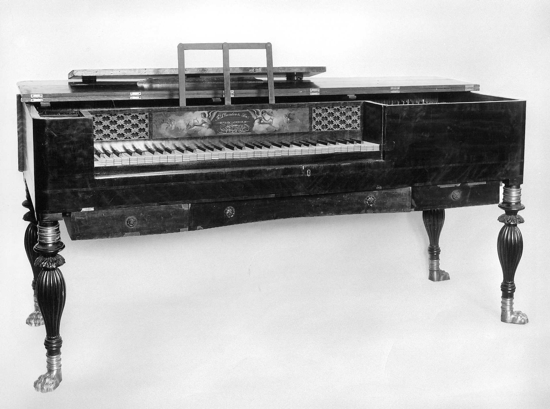 Square Piano by Thomas Loud Evenden