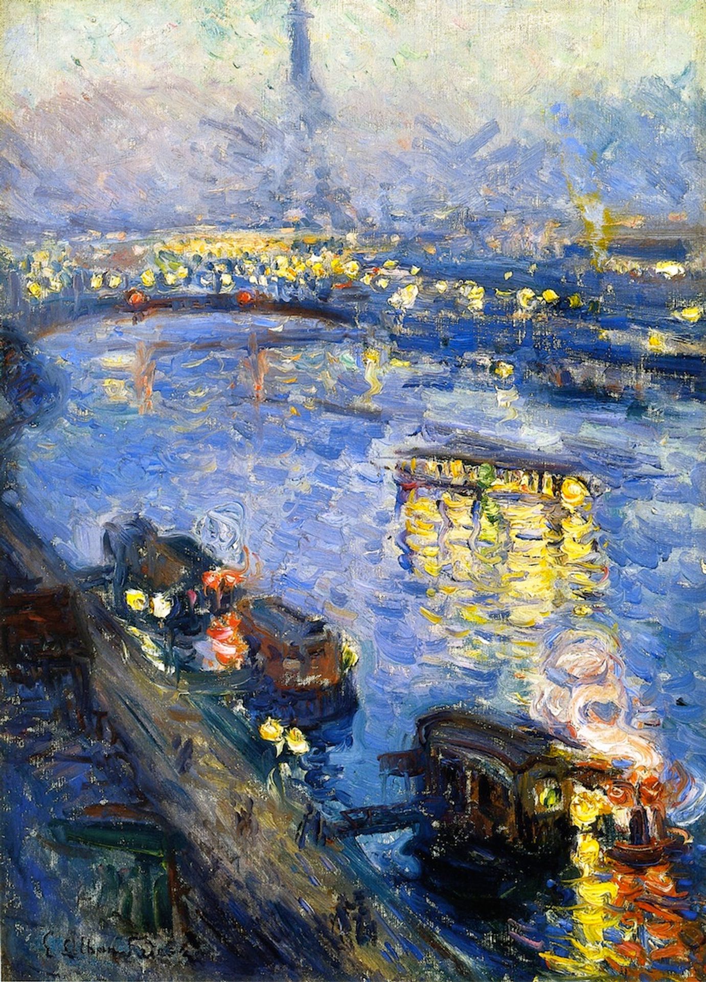 The Pont de Grenelle, Paris by Othon Friesz