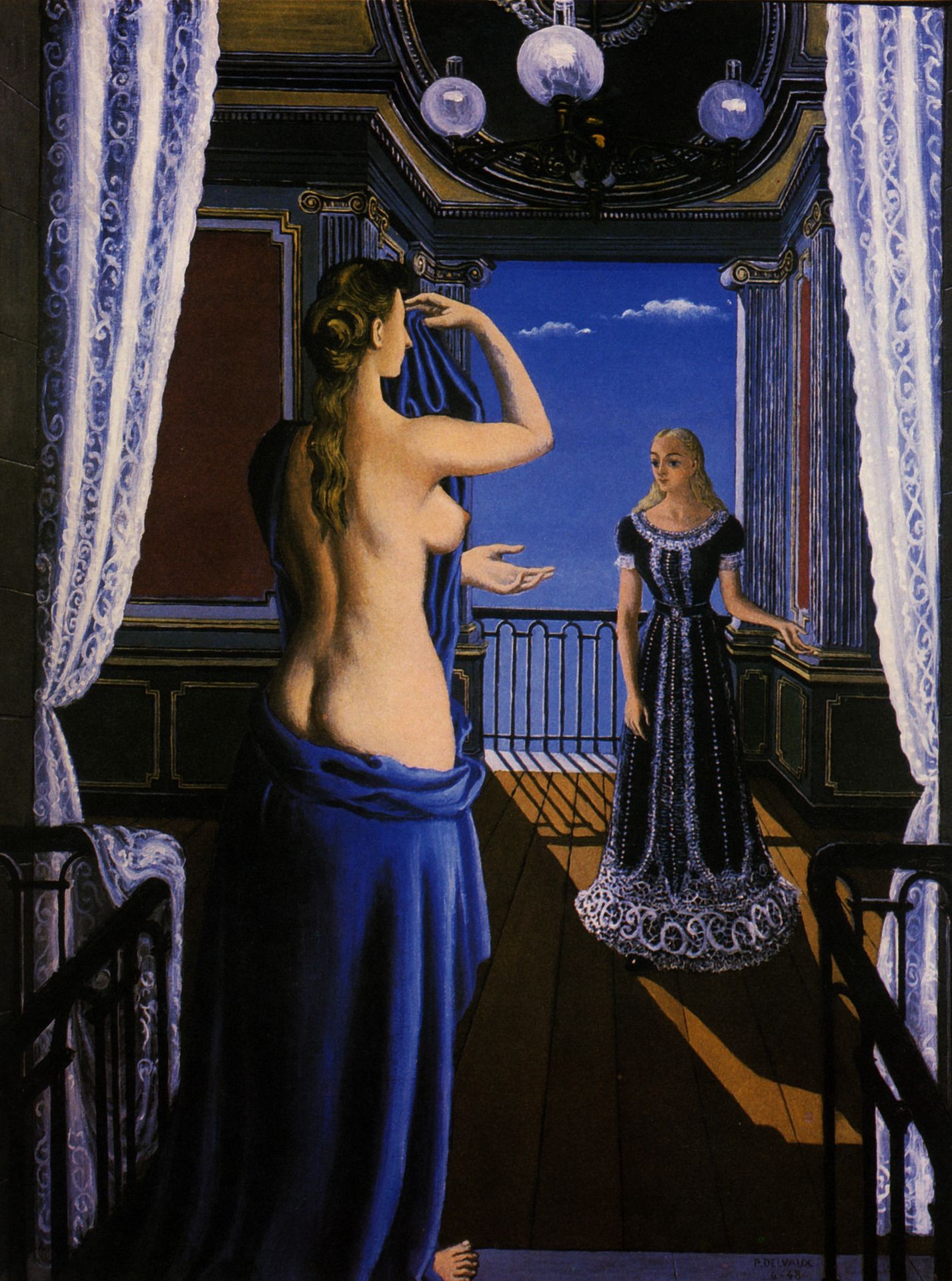 The Balcony by Paul Delvaux
