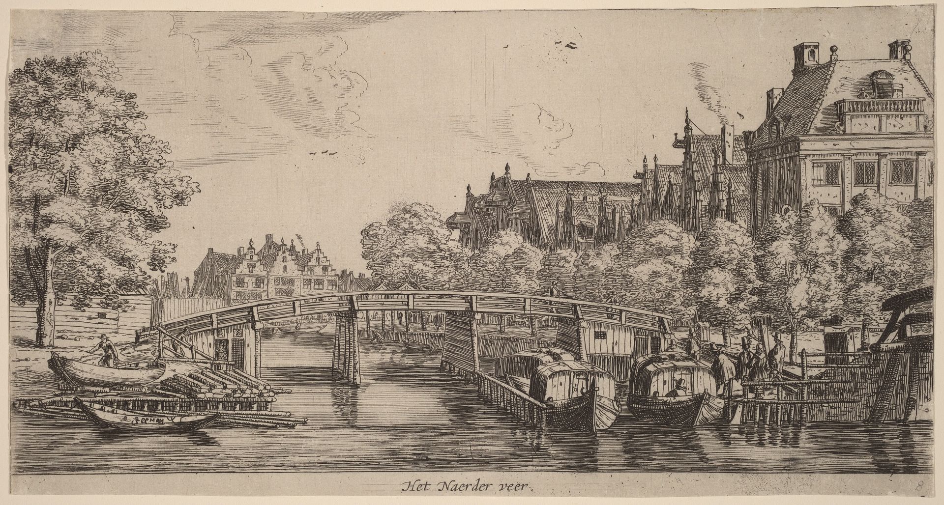 The Ferry to Naarden (Het Naerder veer) by Reinier Nooms