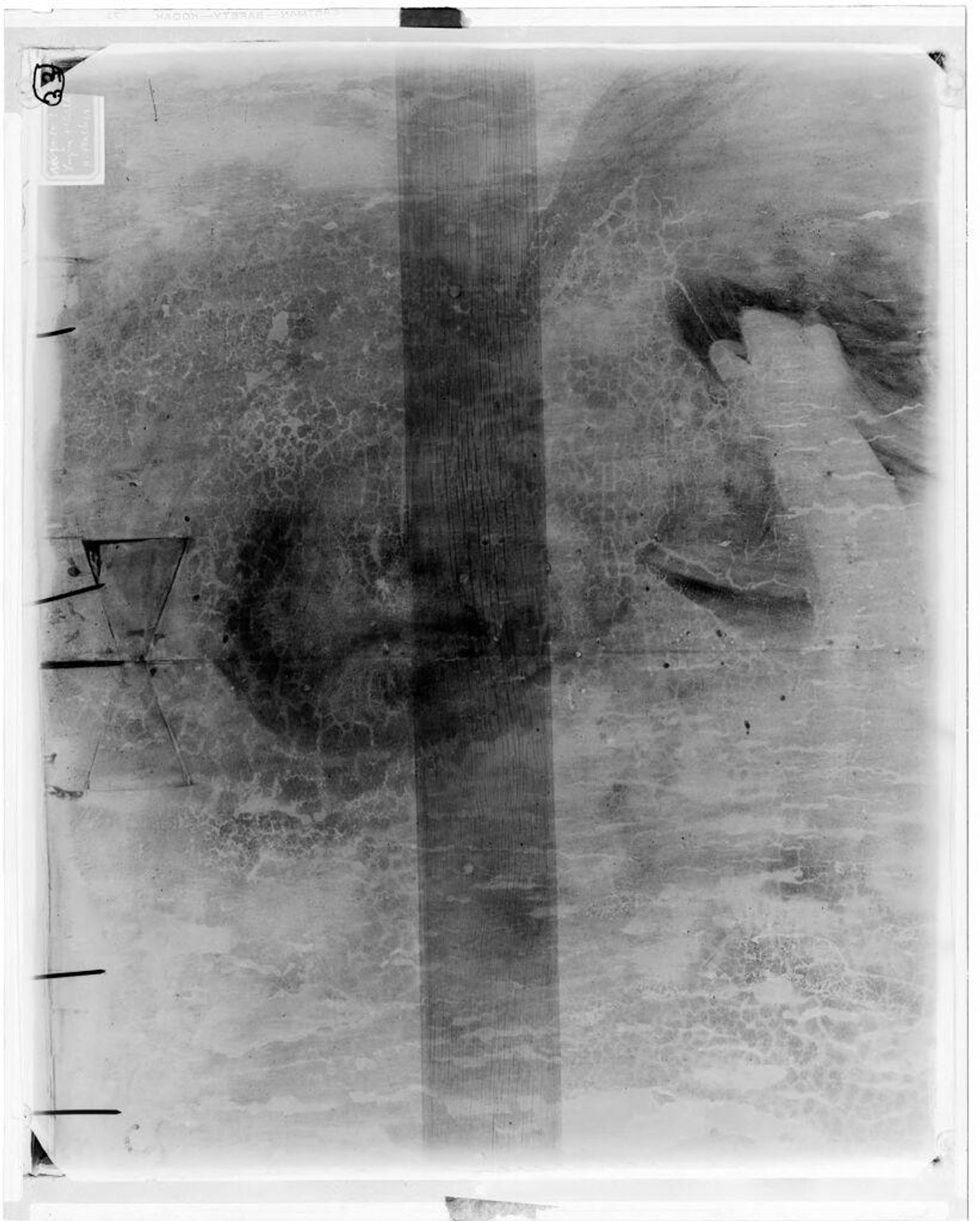 X-radiograph(s) of "Madonna with Child" by Artist of original: Andrea Solario