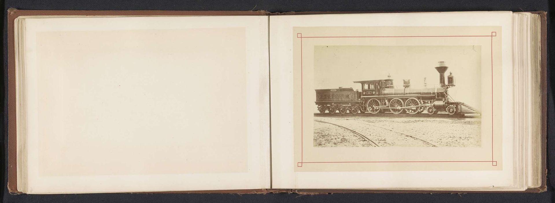 Stoomlocomotief by George Gardner Rockwood