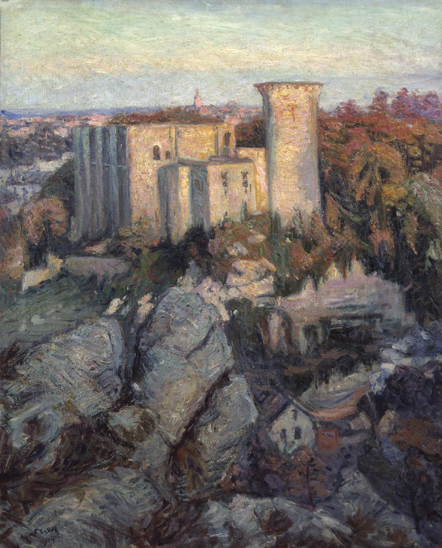 The Castle of Falaise (Evening) by Othon Friesz