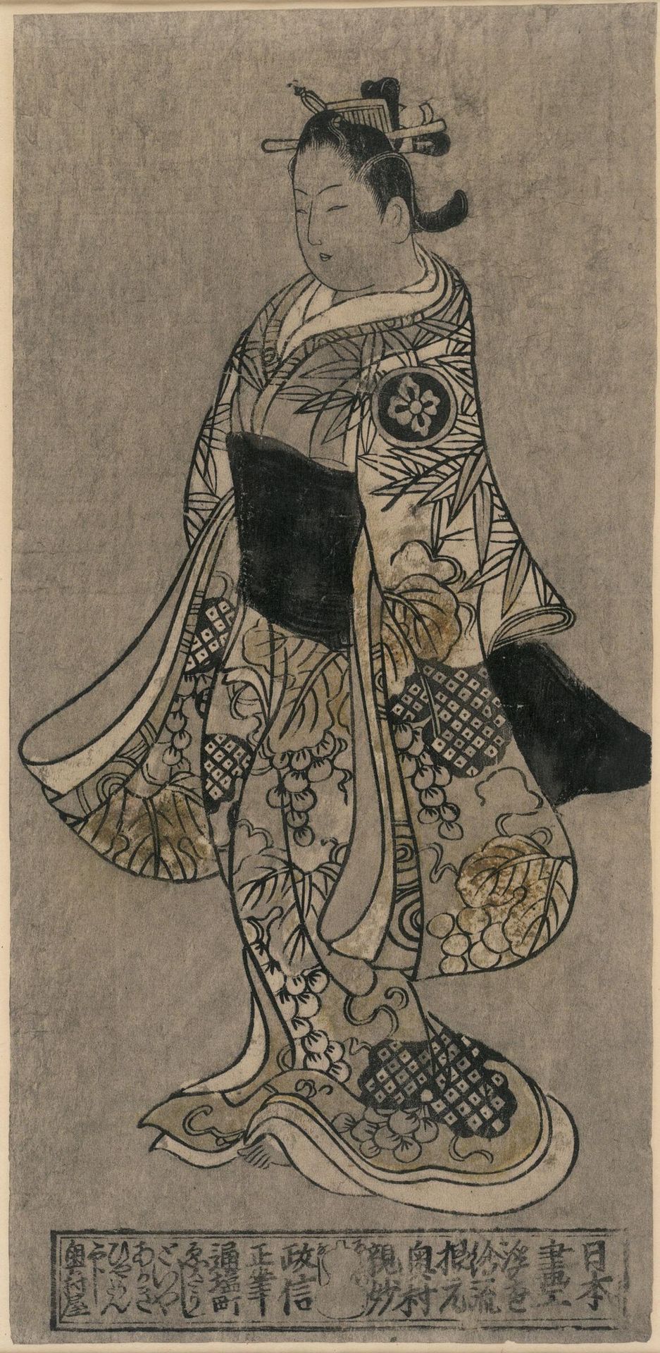 Standing Figure of a Woman by Okumura Masanobu