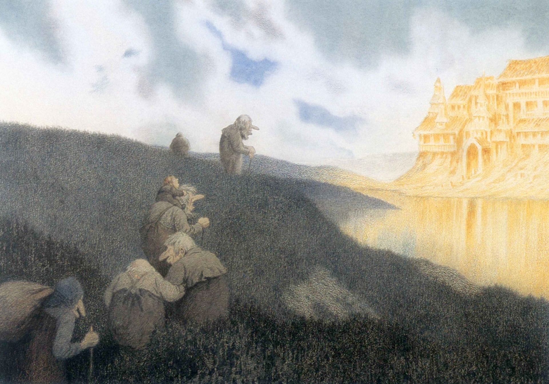 Soria Moria Slott by Theodor Severin Kittelsen