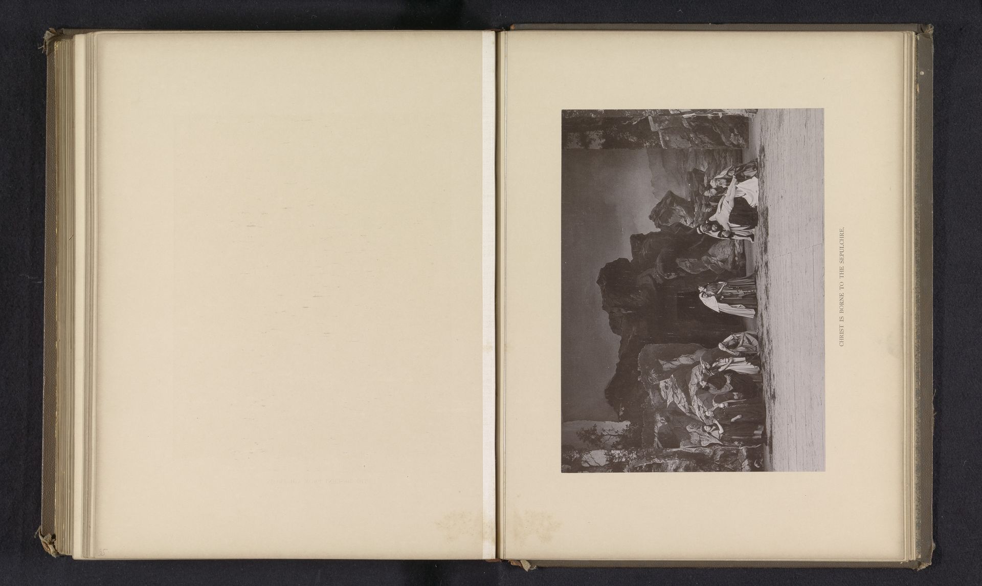 Christ is borne to the sepulchre by Carl Stockmann