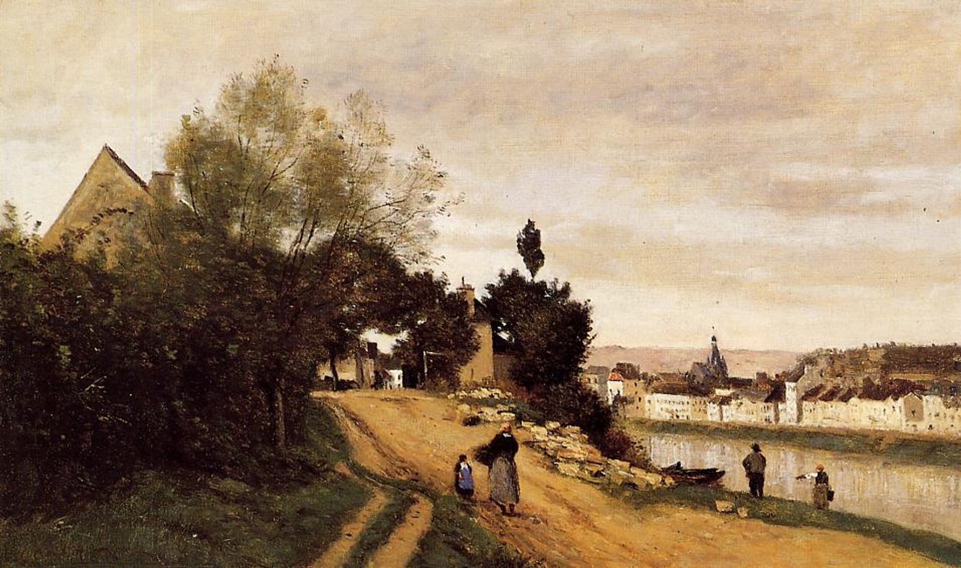 Chateau Thierry by Camille Corot
