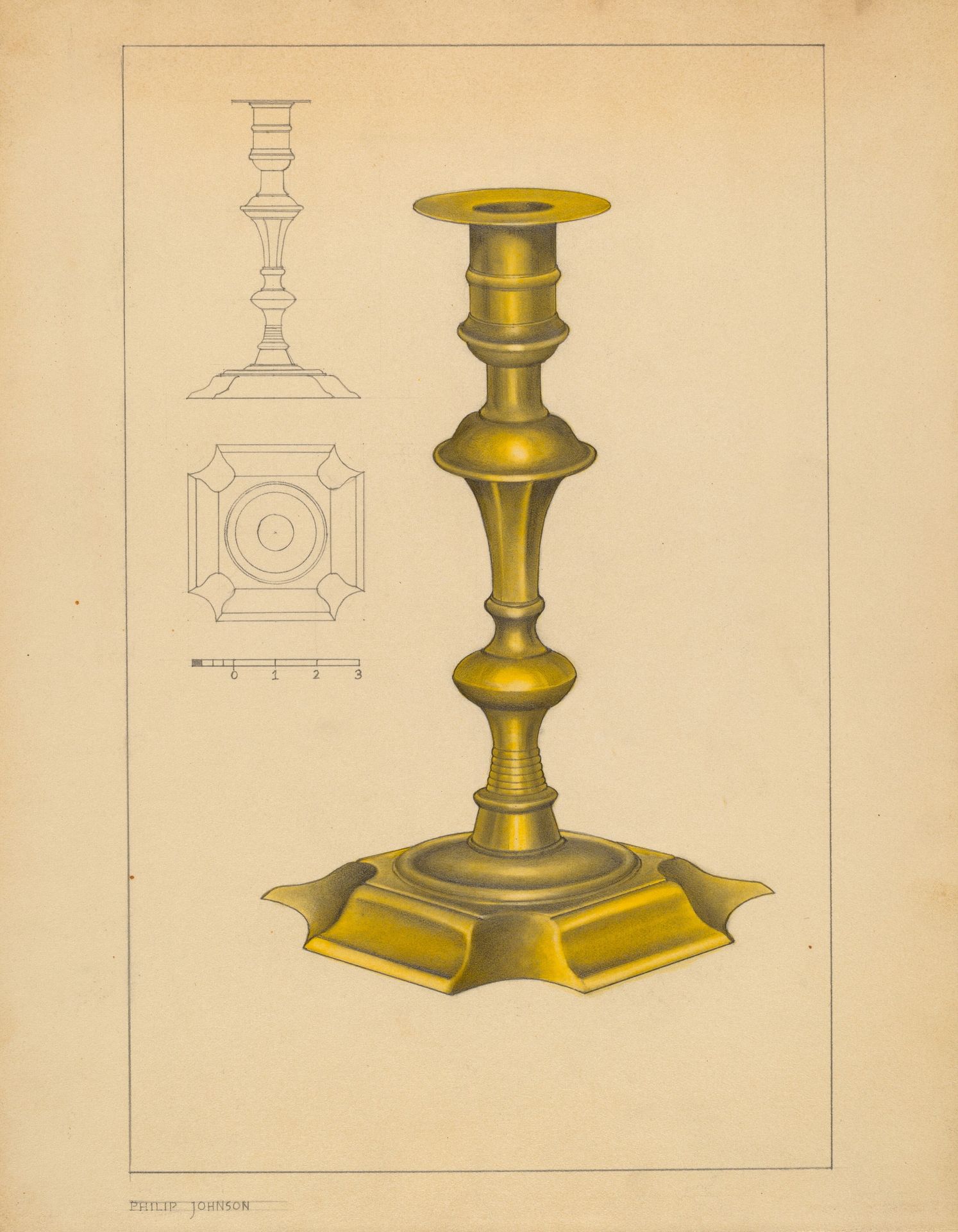 Candlestick by Philip Johnson