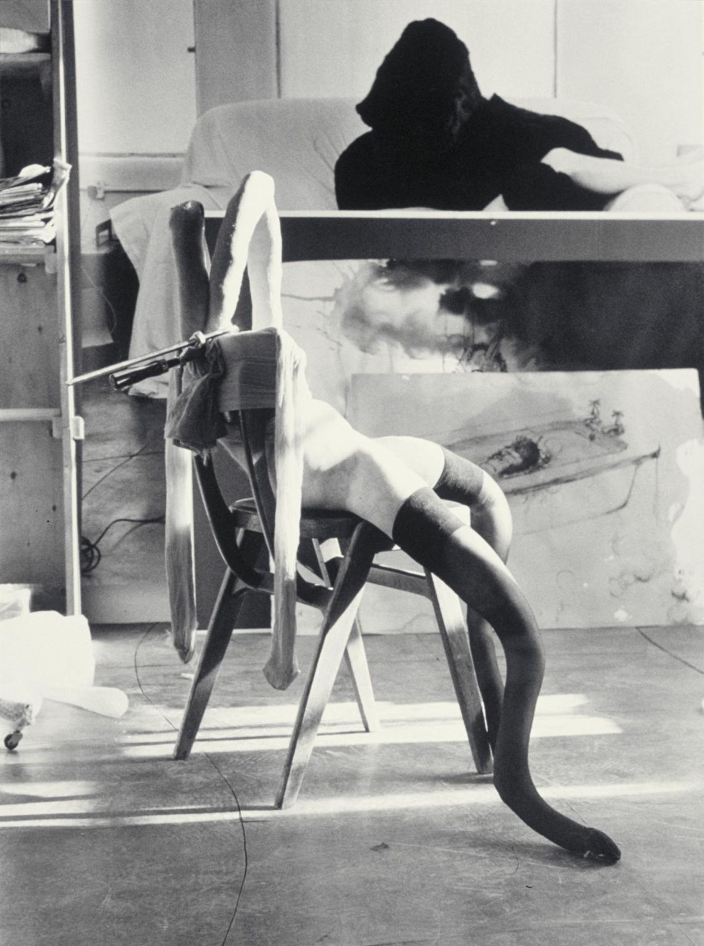 Black and White Bunny # 3 by  Sarah Lucas