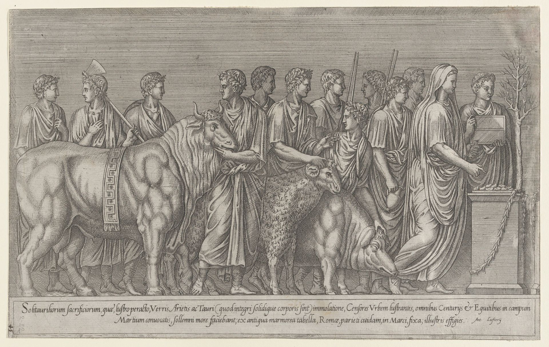 Speculum Romanae Magnificentiae: Sacrifice on the Campus Martius by Anonymous