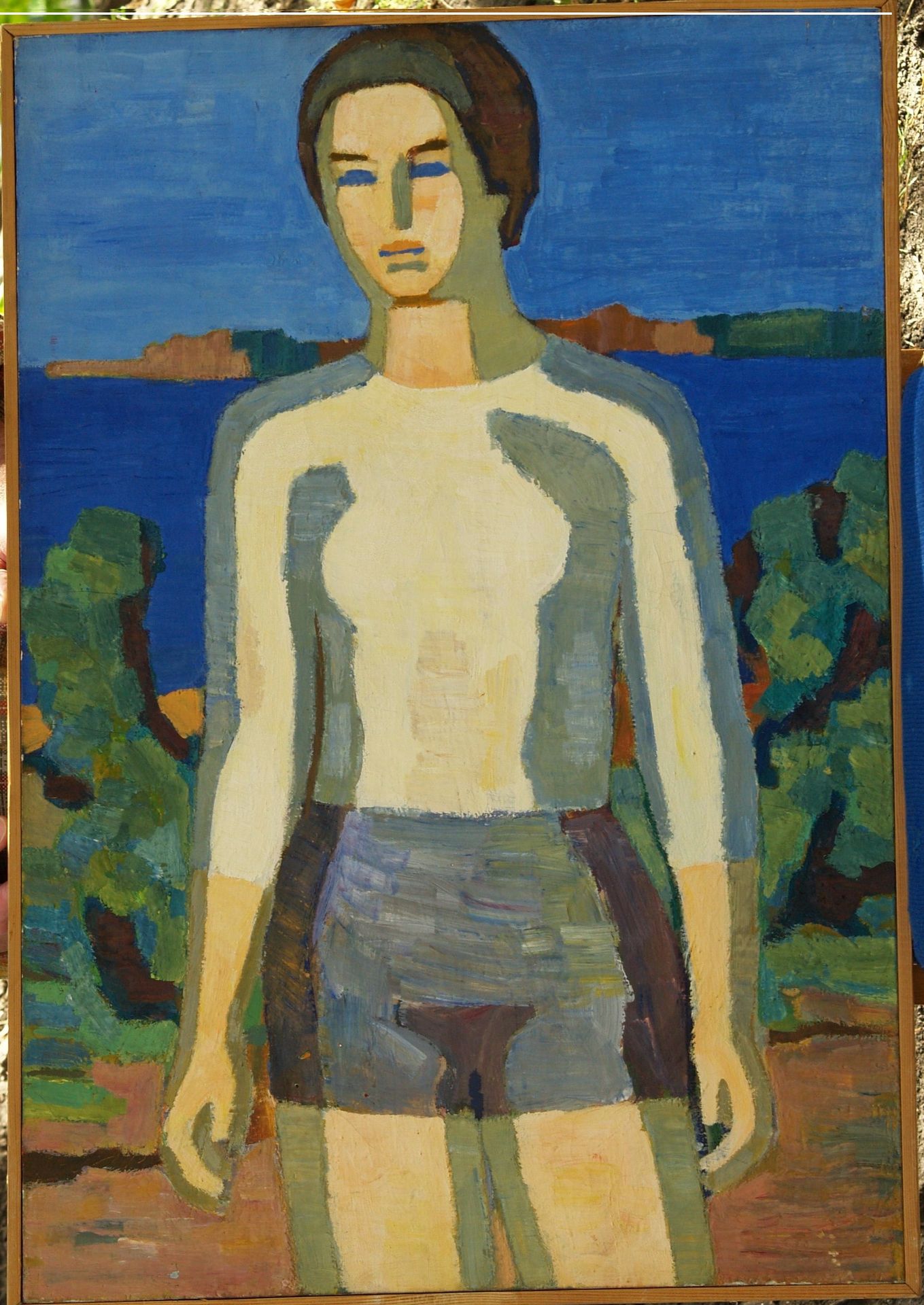 The image of the Girl (in Nature) by Hryhorii Havrylenko