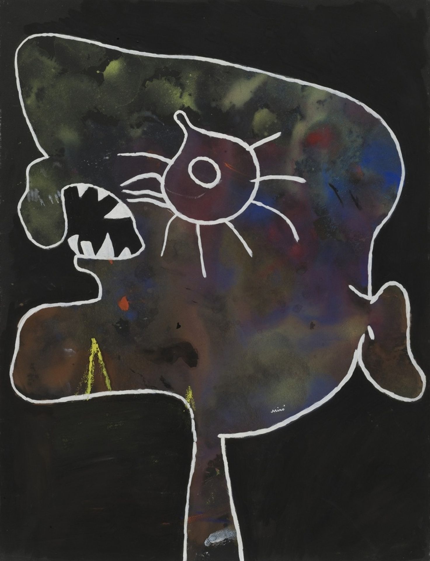 Head of a Man by Joan Miró