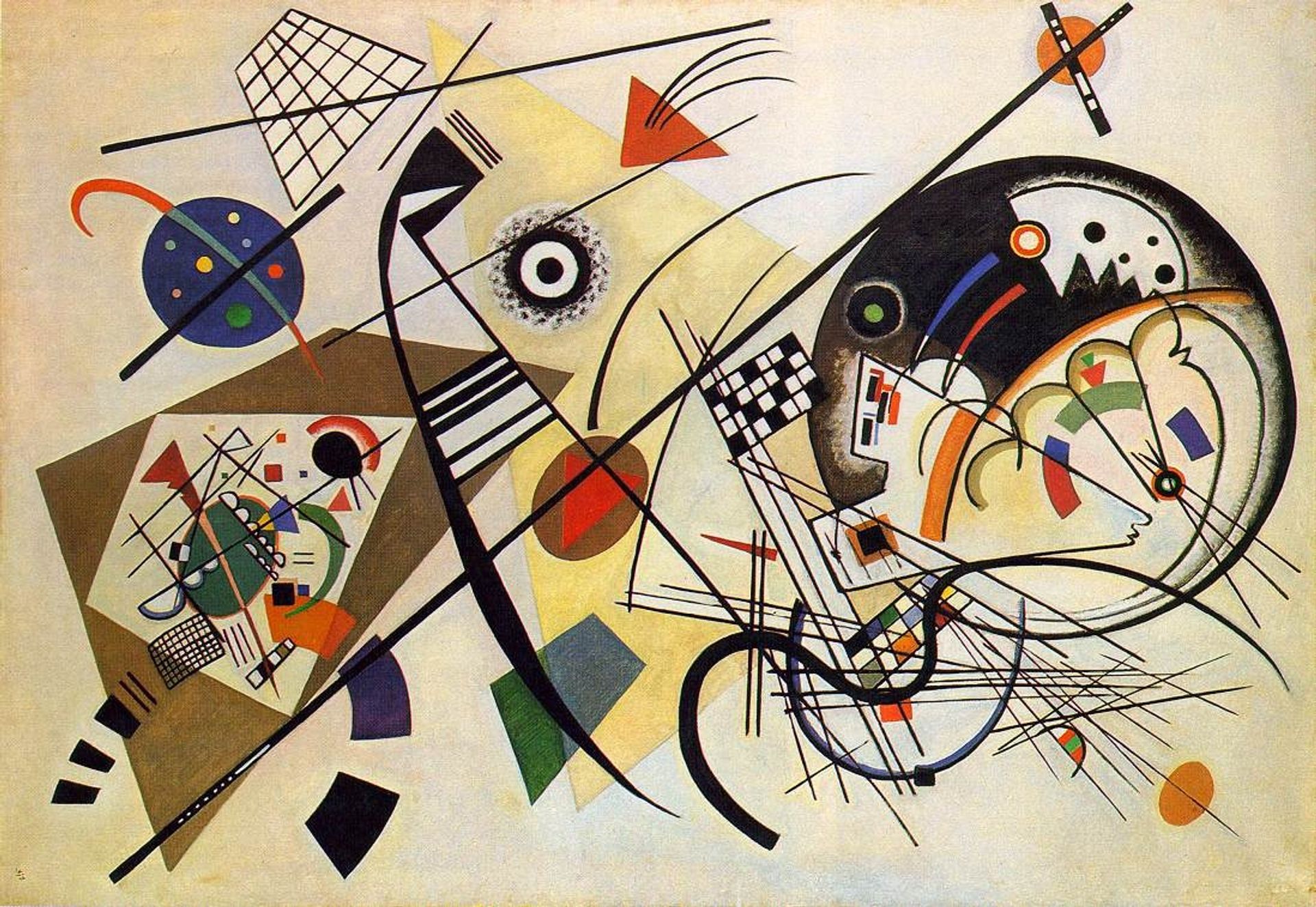 Transverse Line by Wassily Kandinsky