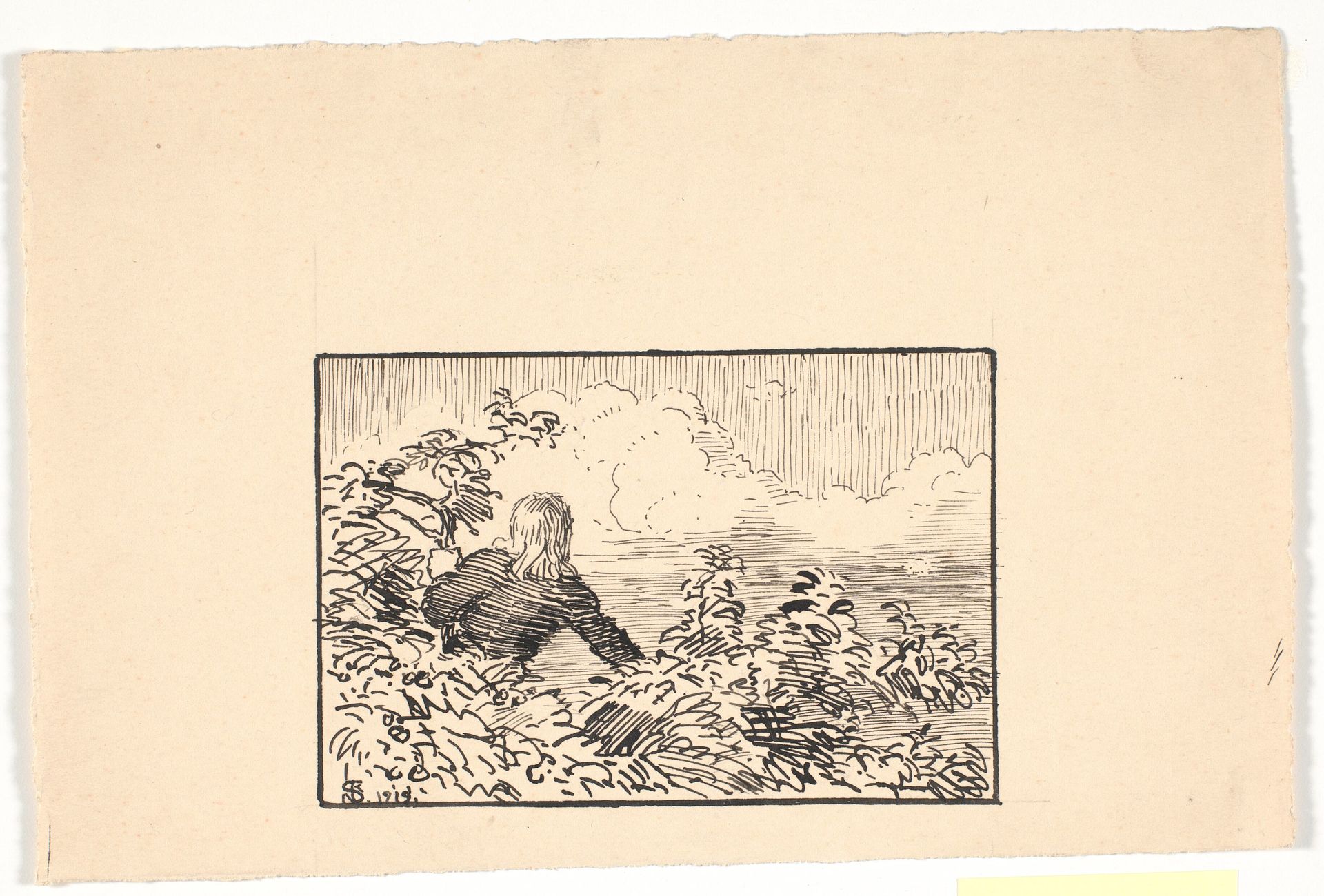 Forarbejde til "Lysabild" by Niels Skovgaard