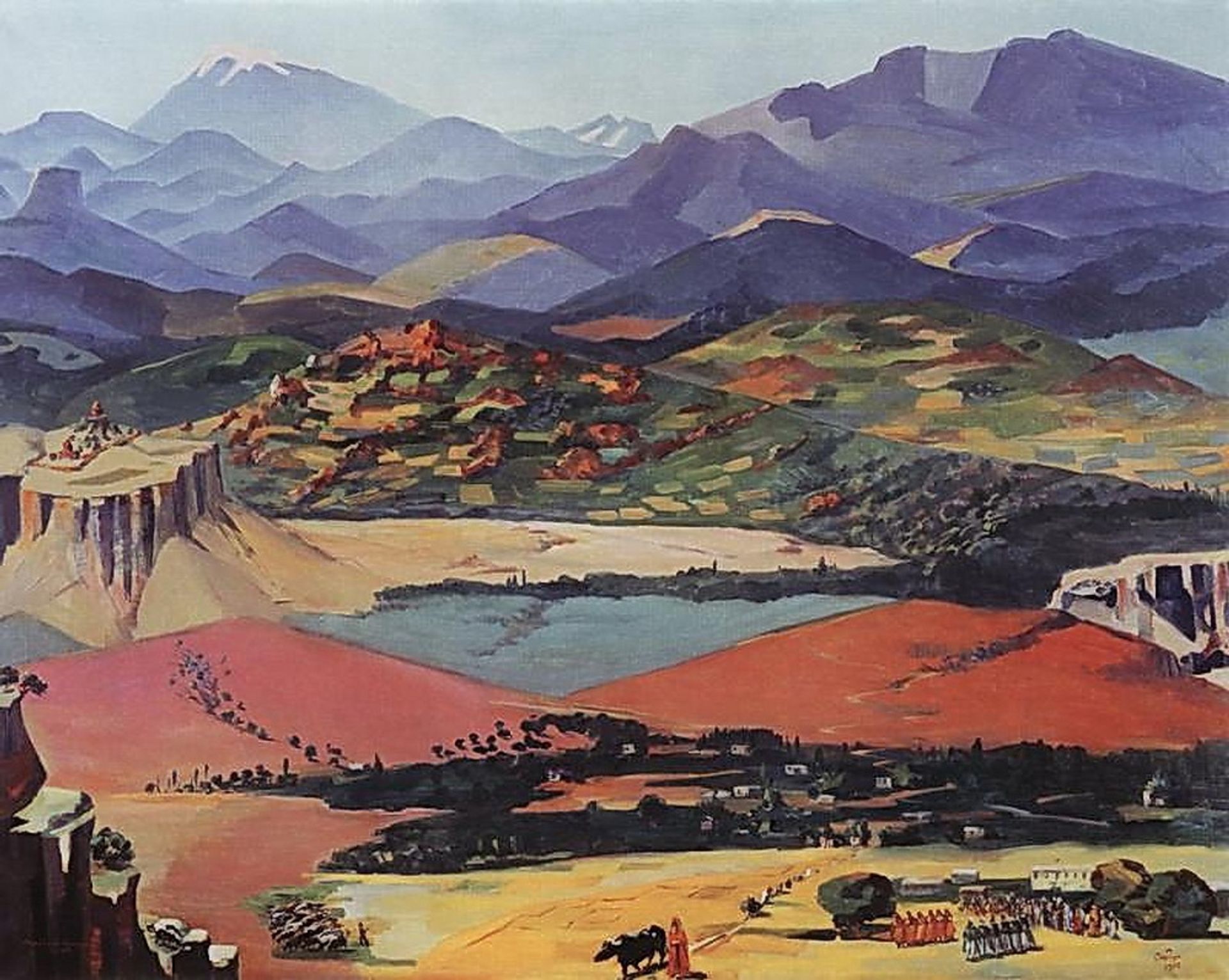 Armenia by Martiros Sarian