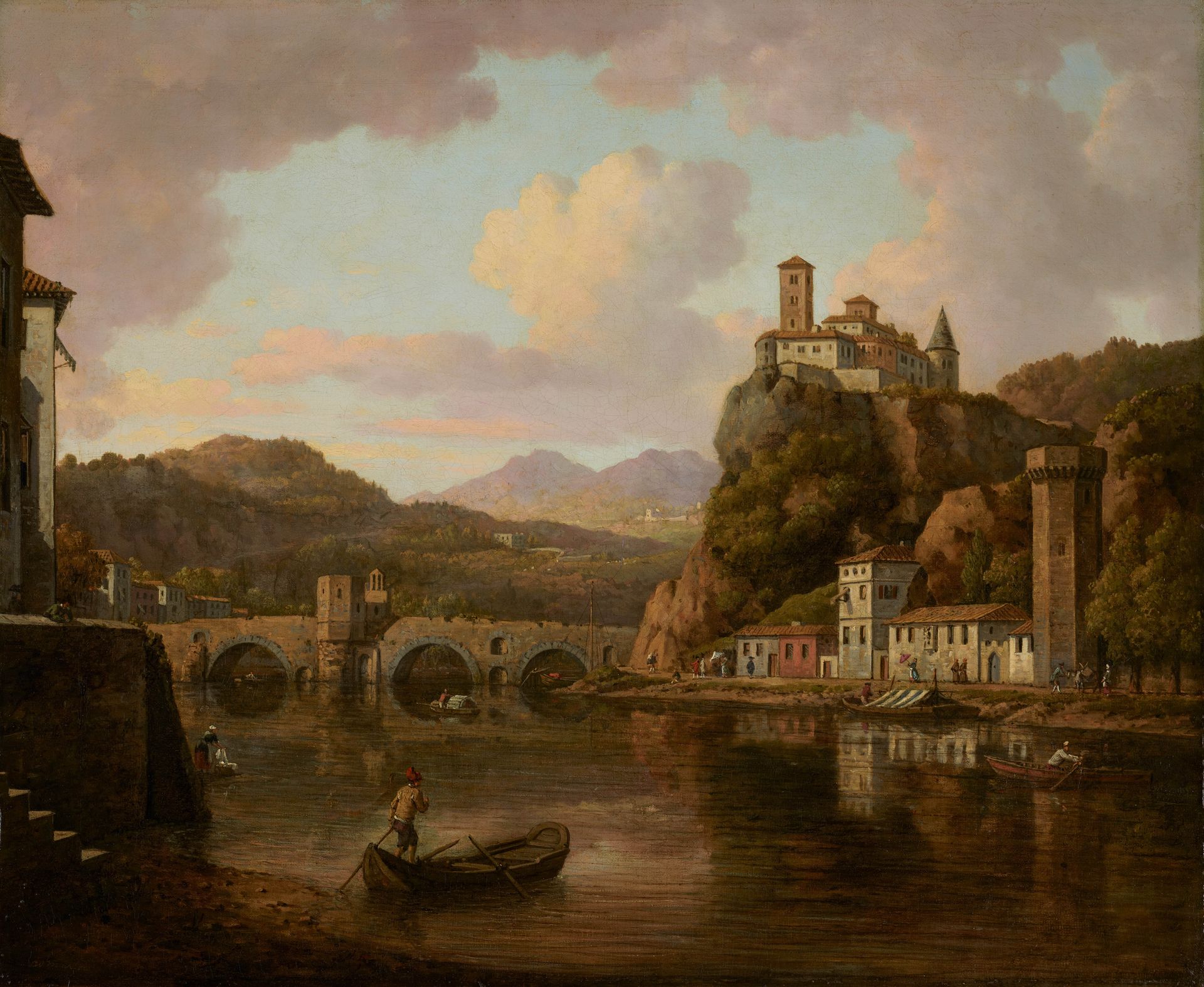 Castle on the Rhône River by William Marlow