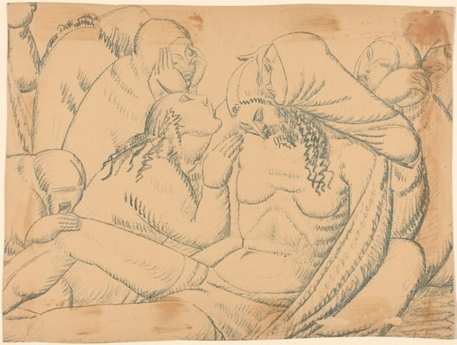 The Deposition [verso] by Ivan Mestrovic