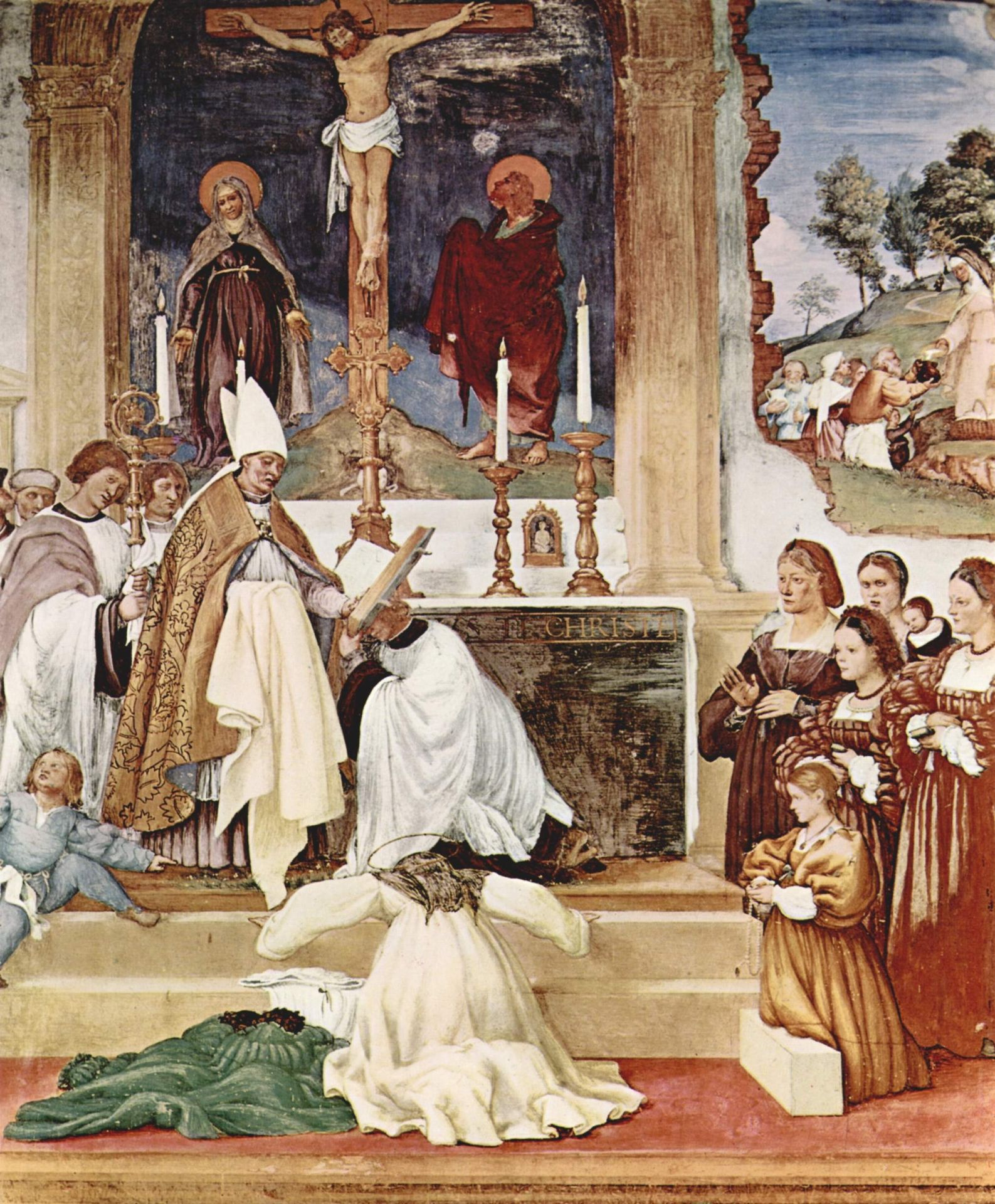 The Story of St. Barbara and St. Alvise by Lorenzo Lotto