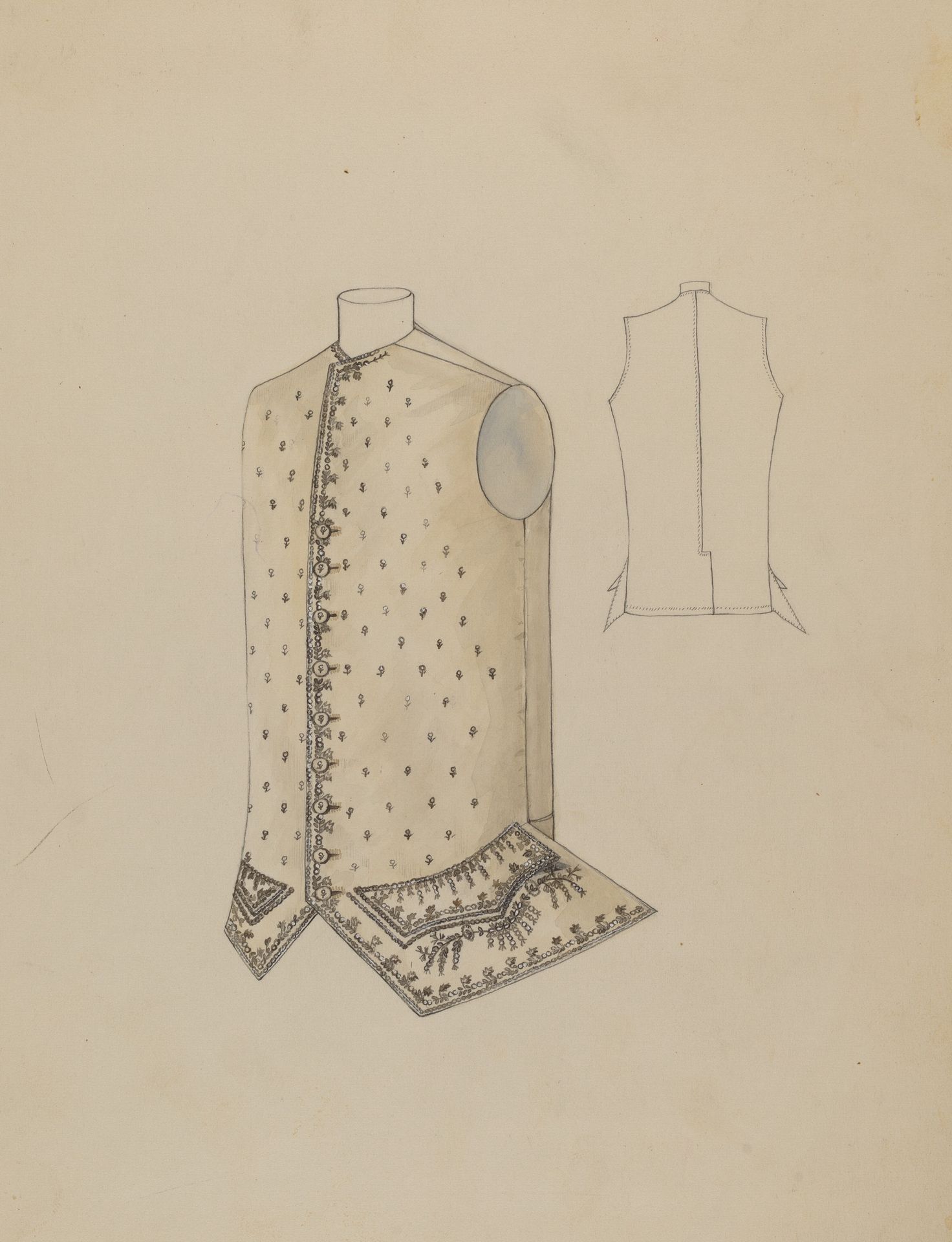 Waistcoat by Anonymous