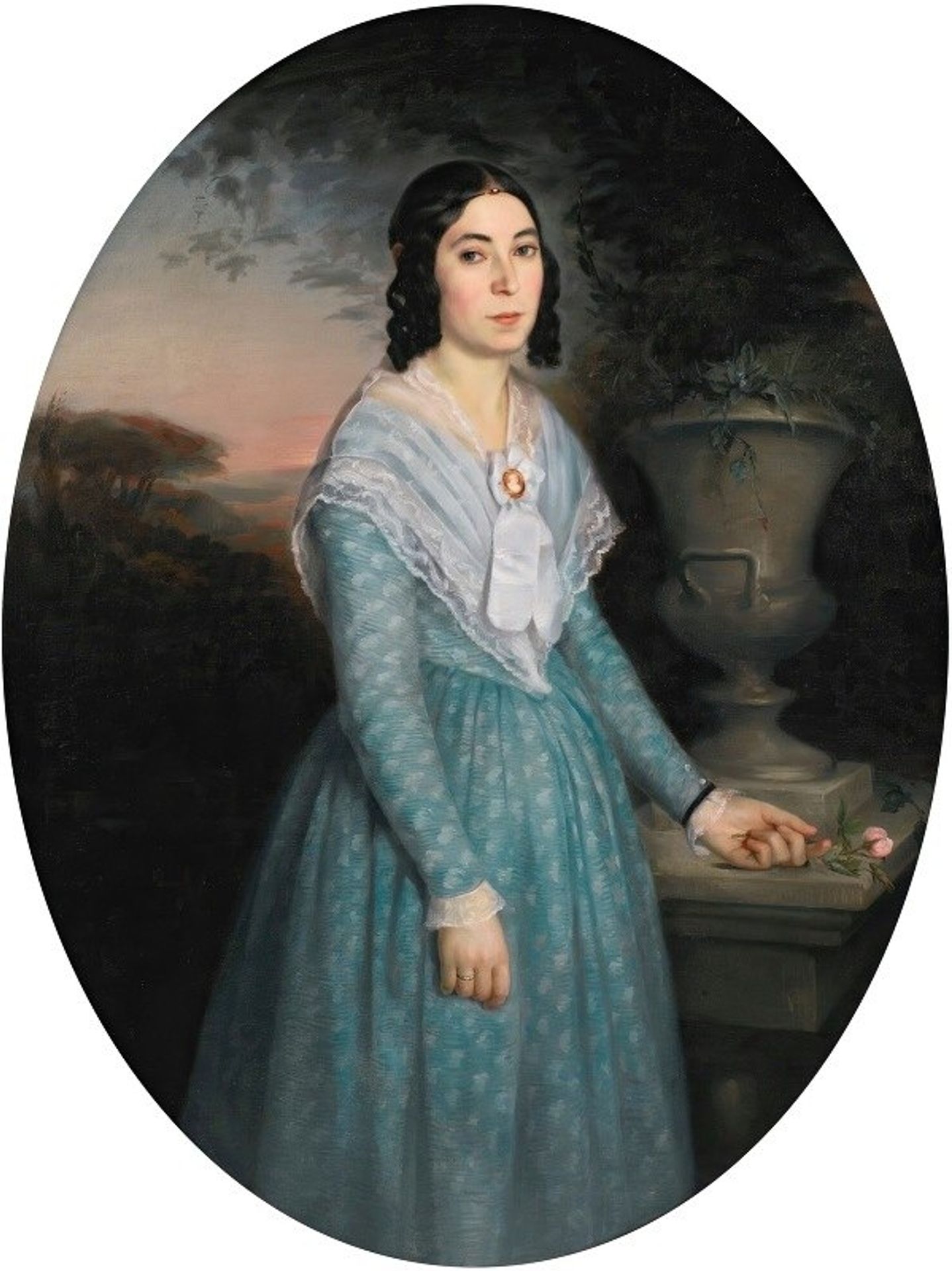 Portrait Of Marie-Célina Brieu by William Bouguereau