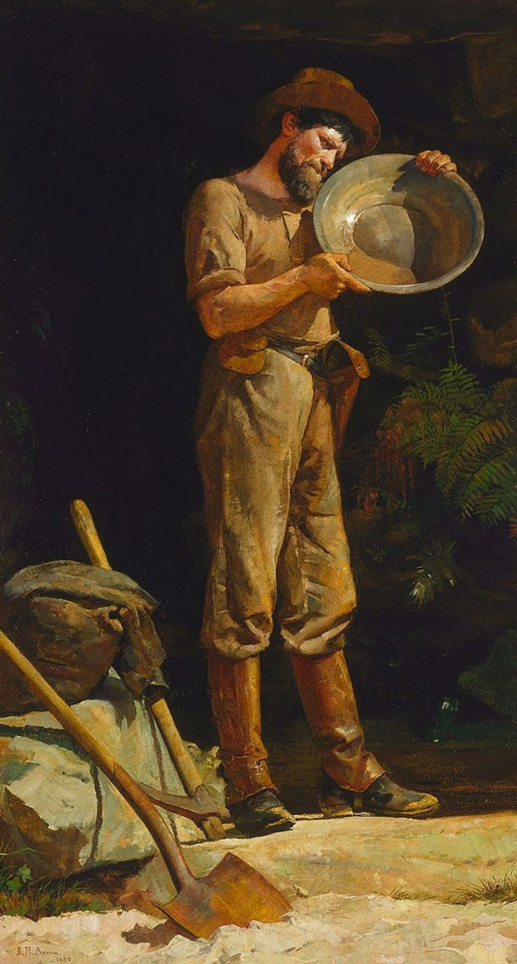 The prospector by Julian Ashton