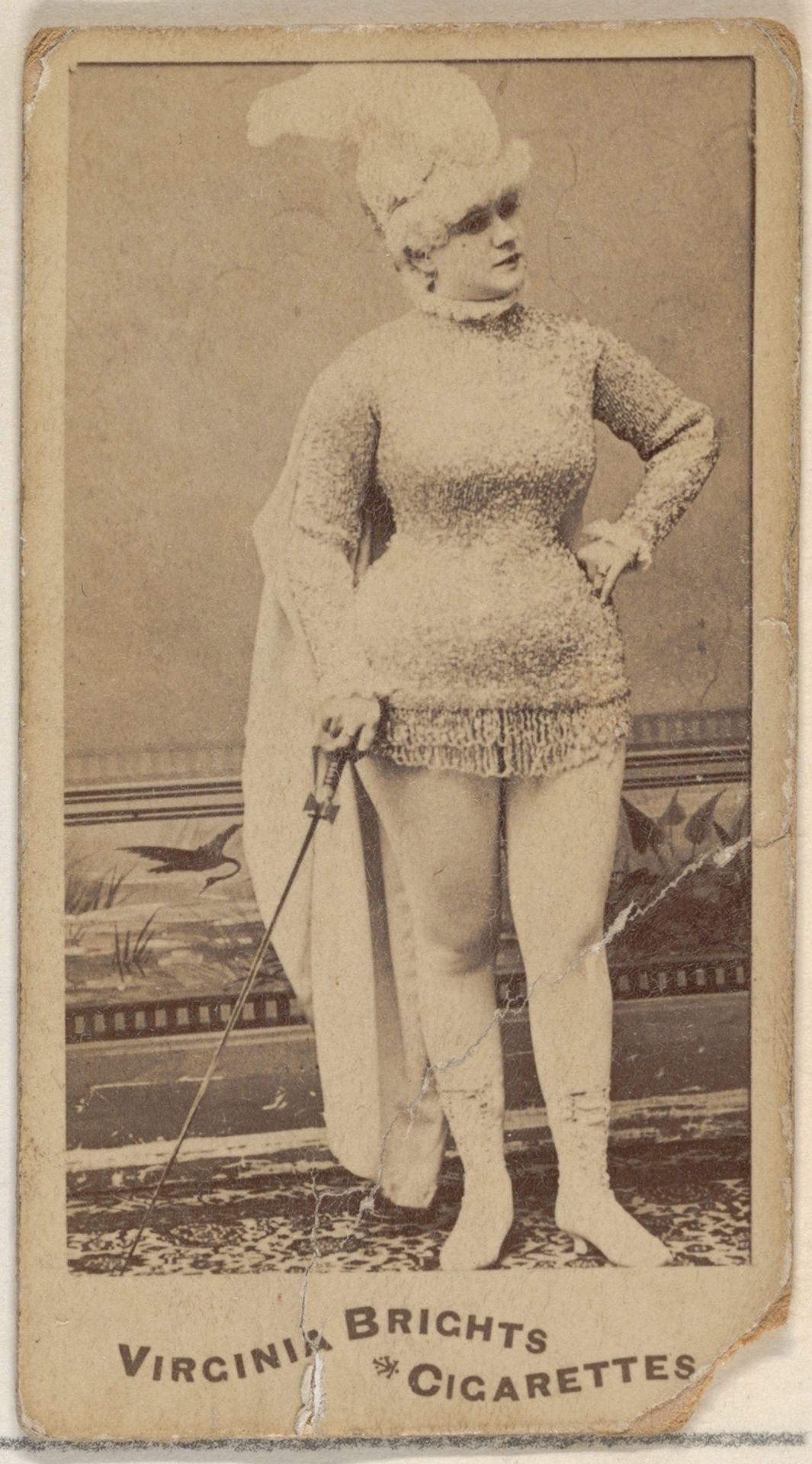 From the Actors and Actresses series (N45, Type 5) for Virginia Brights Cigarettes by Allen & Ginter