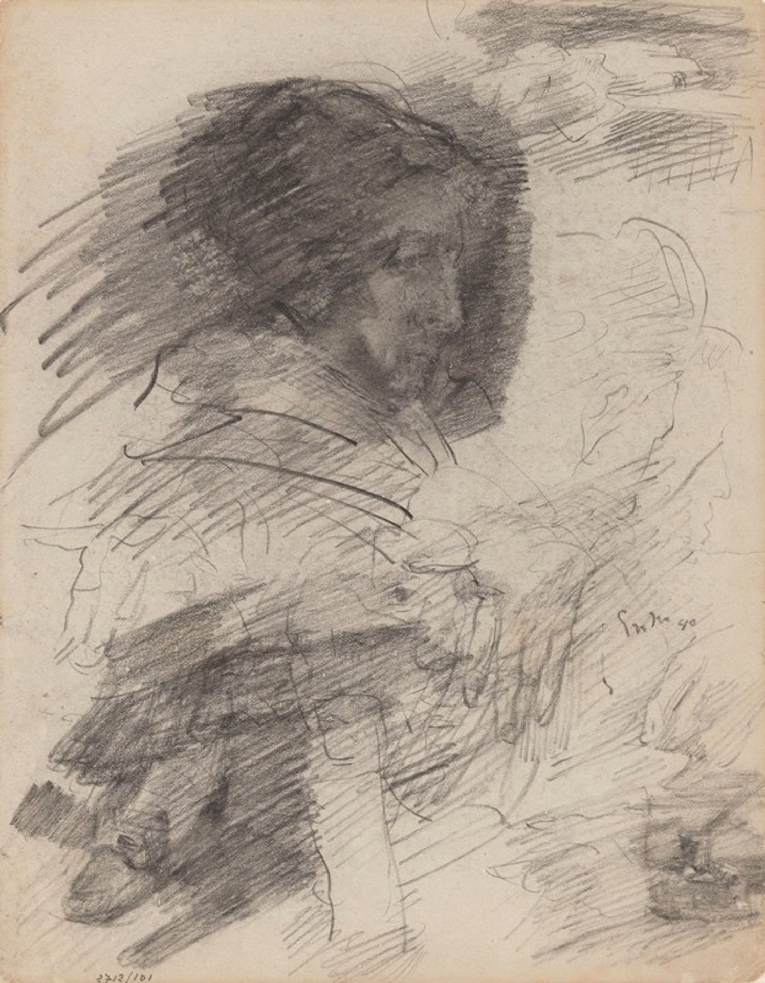 Mother of Ensor, Hands and Foot by James Ensor