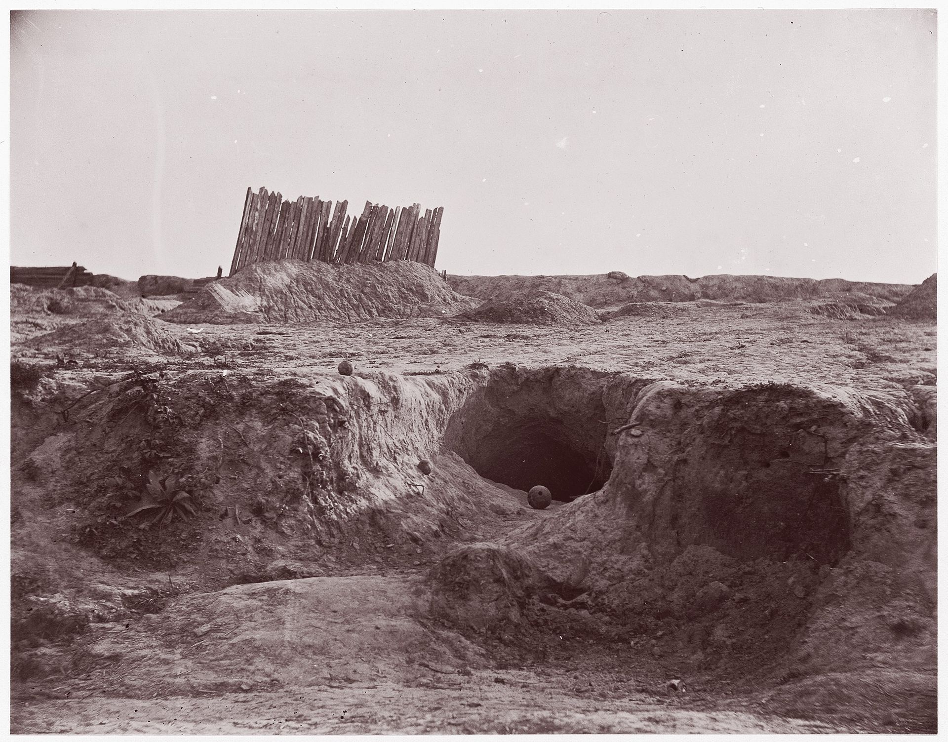 [The "Mine," Petersburg, Virginia] by Timothy O'Sullivan