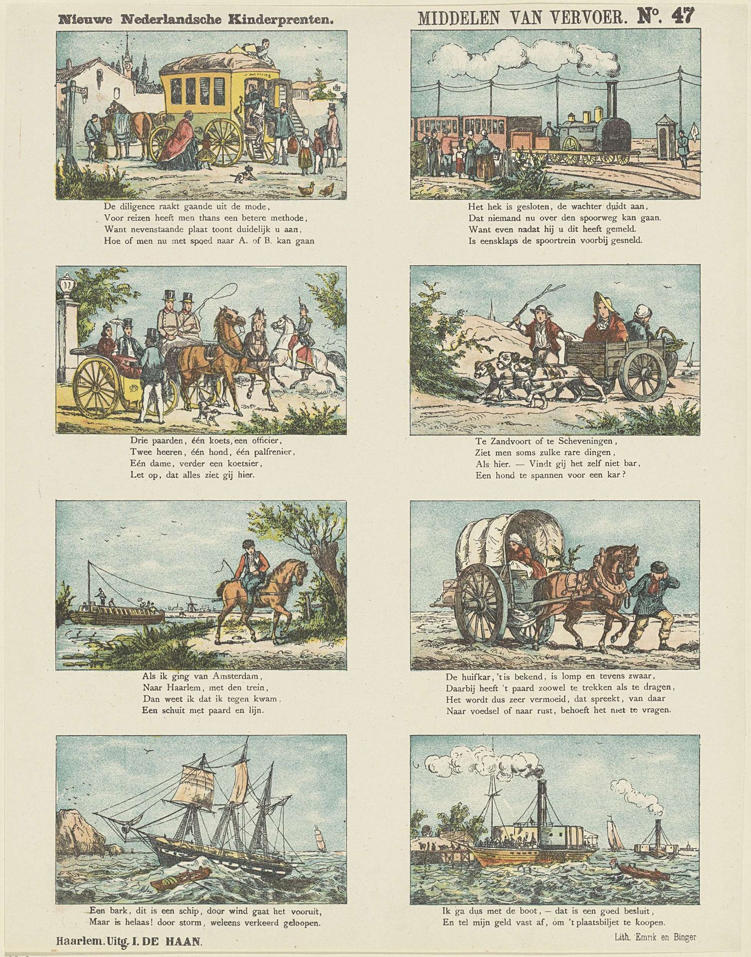 Middelen van vervoer by Jan de Haan