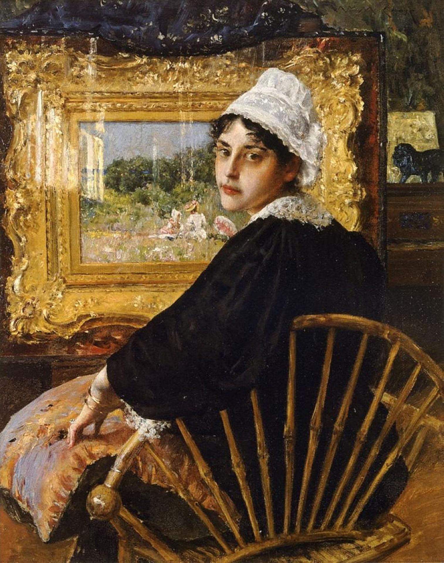 A Study (The Artist's Wife) by William Merritt Chase