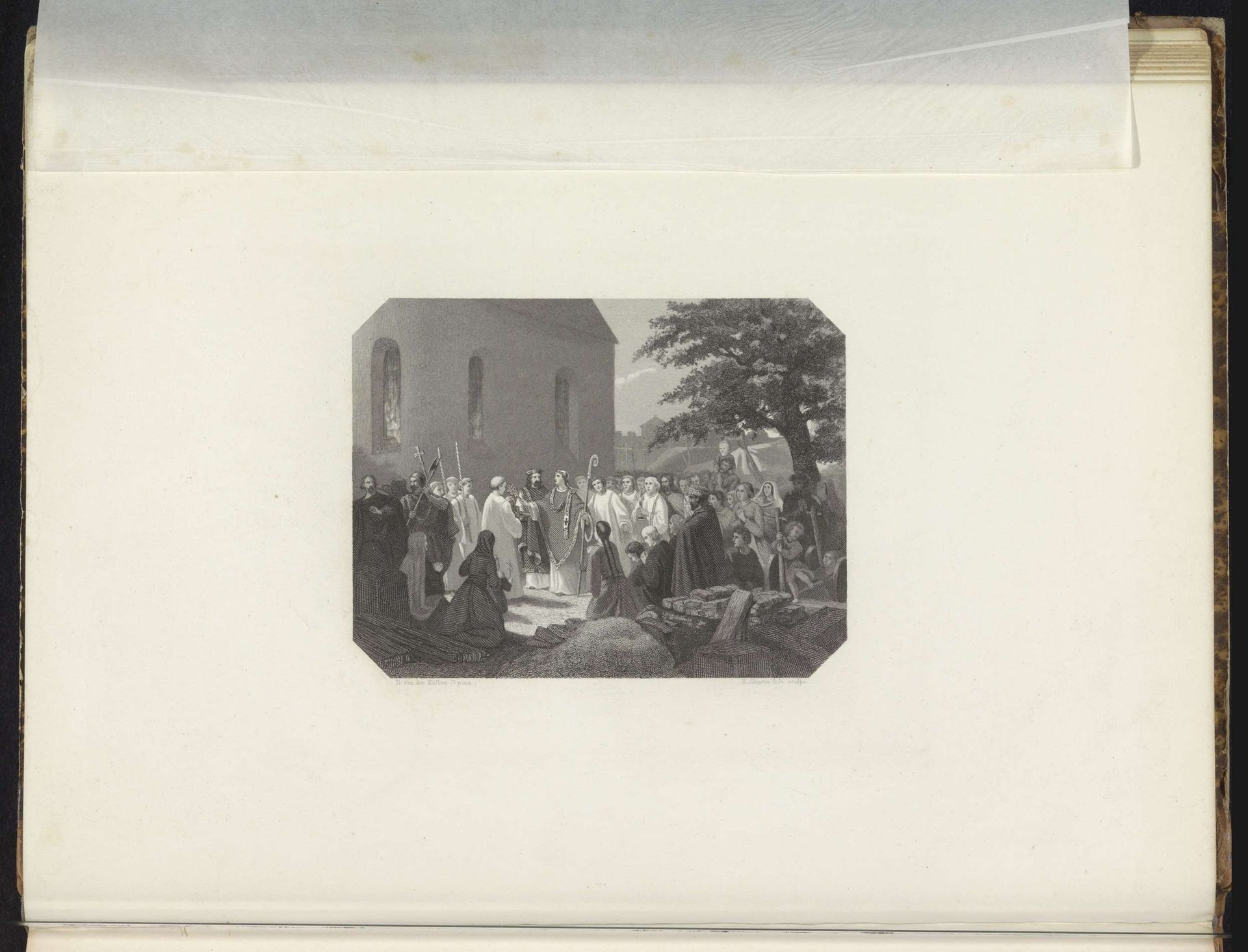 Wijding van de St.-Thomaskerk te Utrecht, 7e eeuw by Hendrik D. Jzn Sluyter
