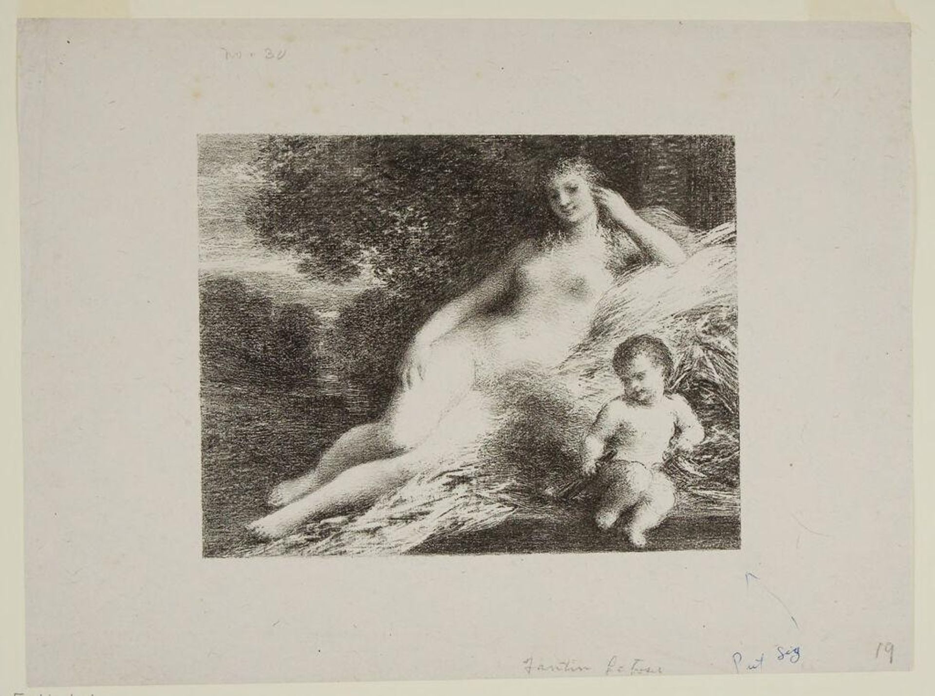Venus and Cupid by Henri Fantin-Latour