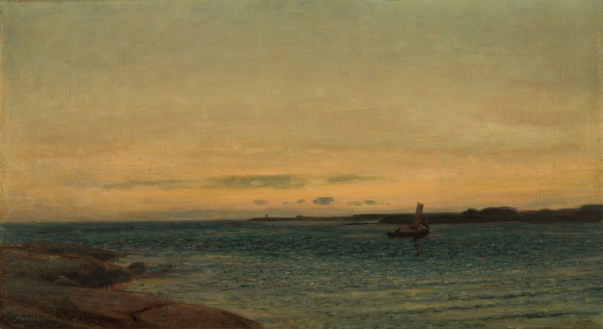 Siste arbeid by Amaldus Nielsen