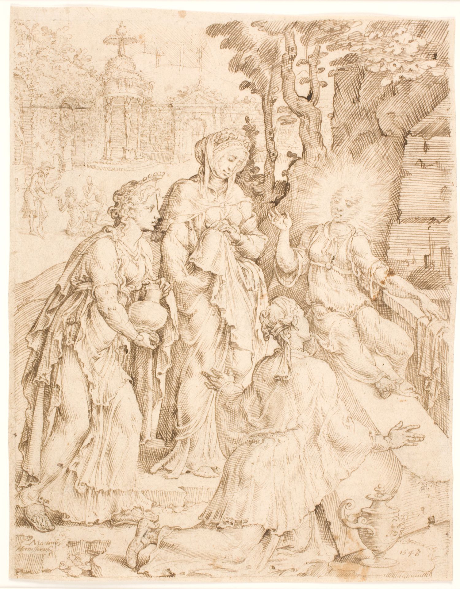 The holy Women at the Tomb by Maarten van Heemskerck